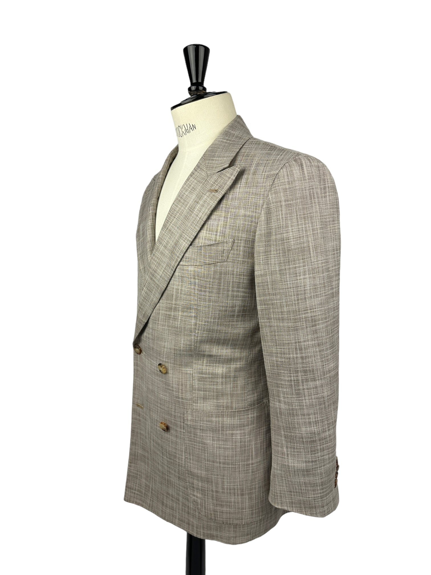 Orazio Luciano Light Brown Double Breasted Jacket