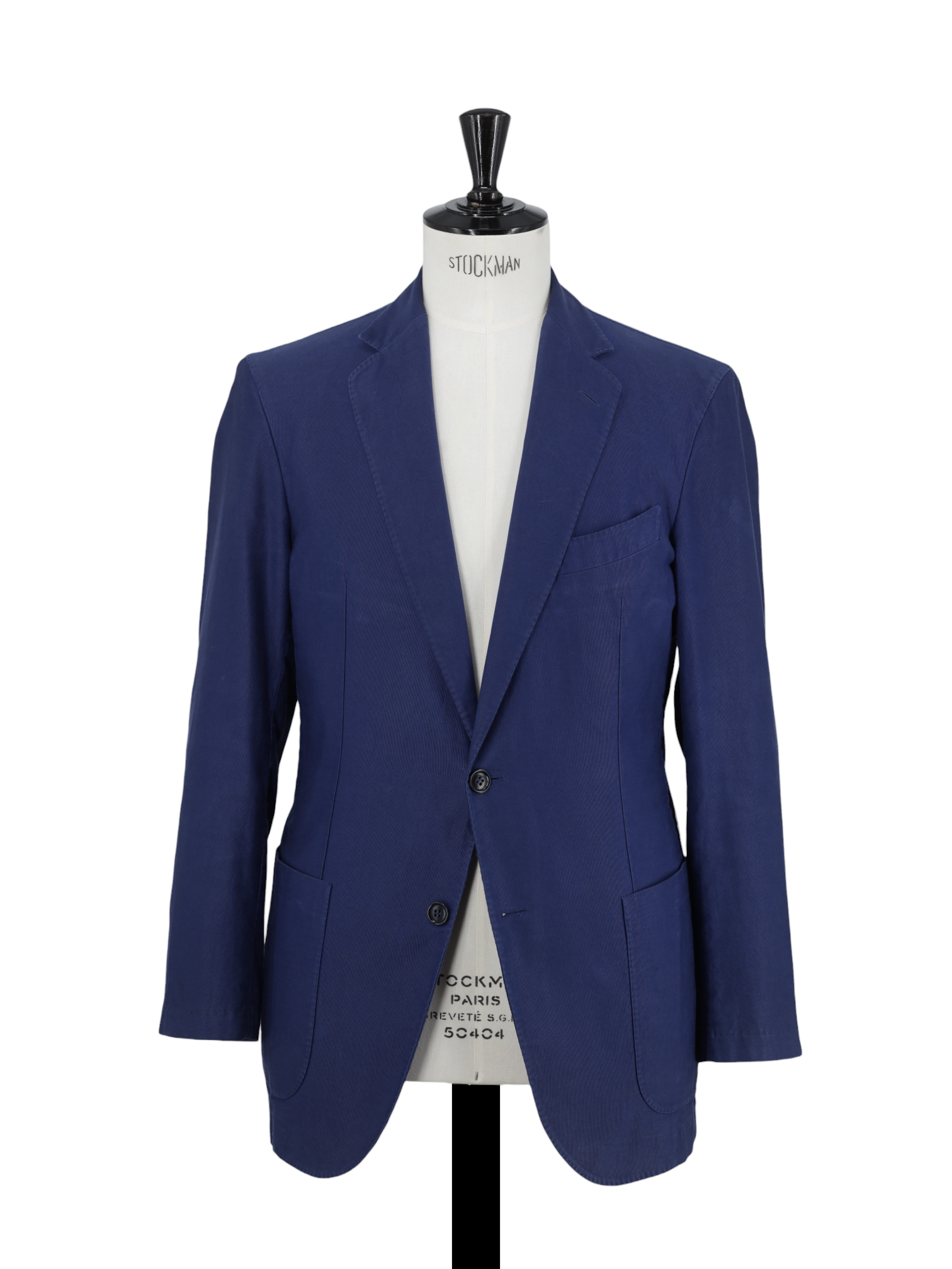 Ermenegildo Zegna Blue Pure-Cotton Twill Summer Jacket