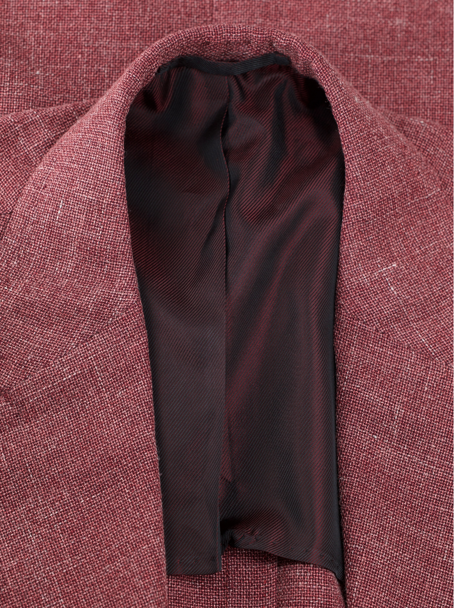 Cesare Attolini Rosé Wool, Silk & Linen Melange Jacket