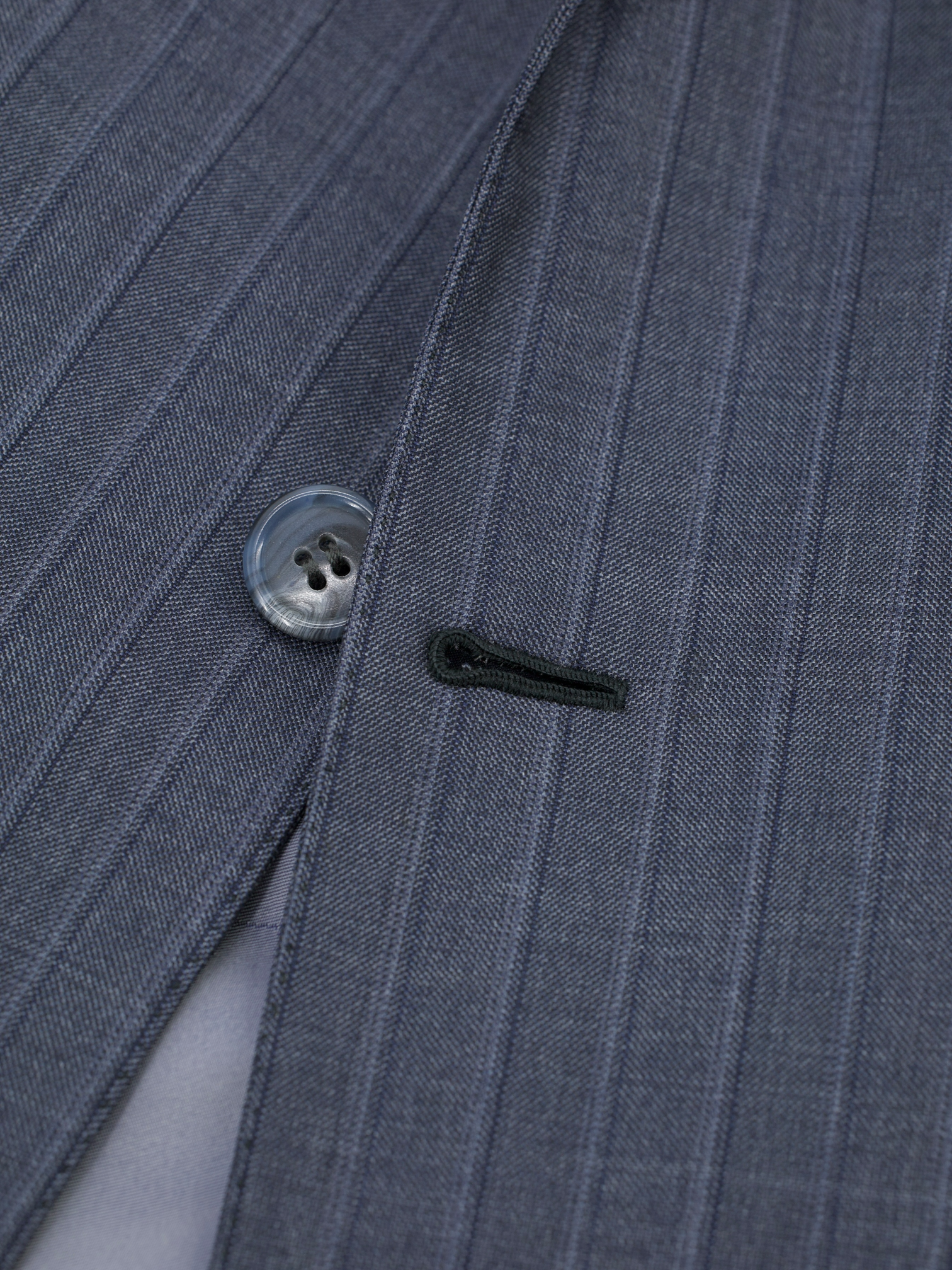 Brioni Steel Grey Super 150's Multi Pinstripe Parlamento Suit