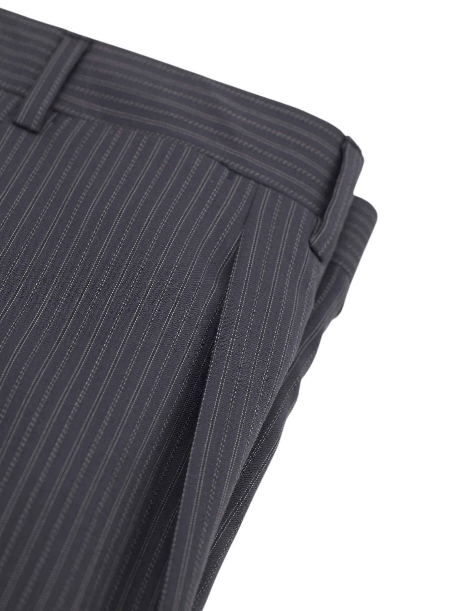 Canali Dark Grey Super 120's Multi-Pinstripe Ceremonial Trousers