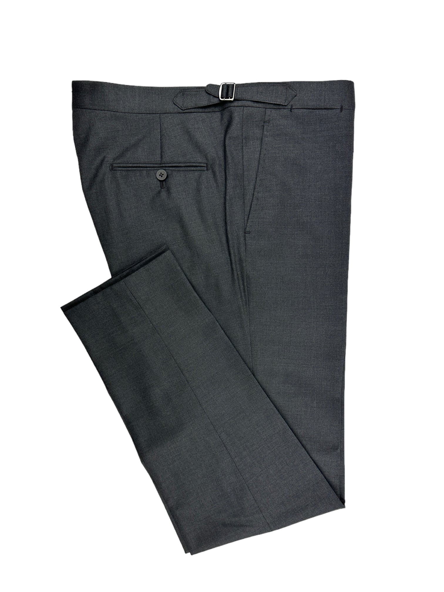Isaia Grey Wool Trousers