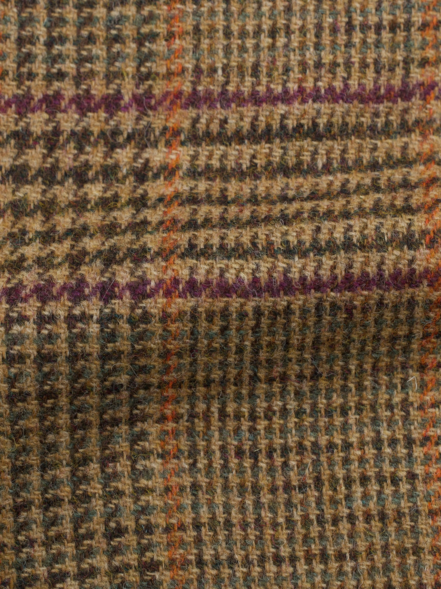 Stile Latino Brown & Multicolor Prince of Wales Goodwood-Style Tweed Jacket