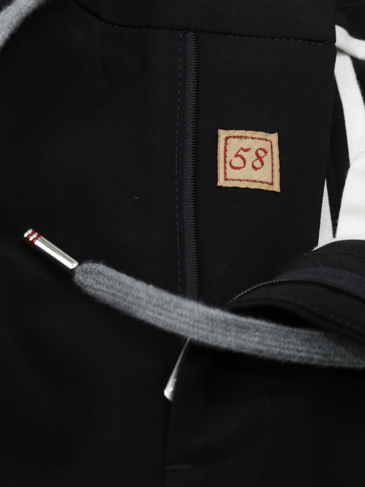 Marco Pescarolo Black Wool & Stretch Zip-Up Luxury Tracksuit
