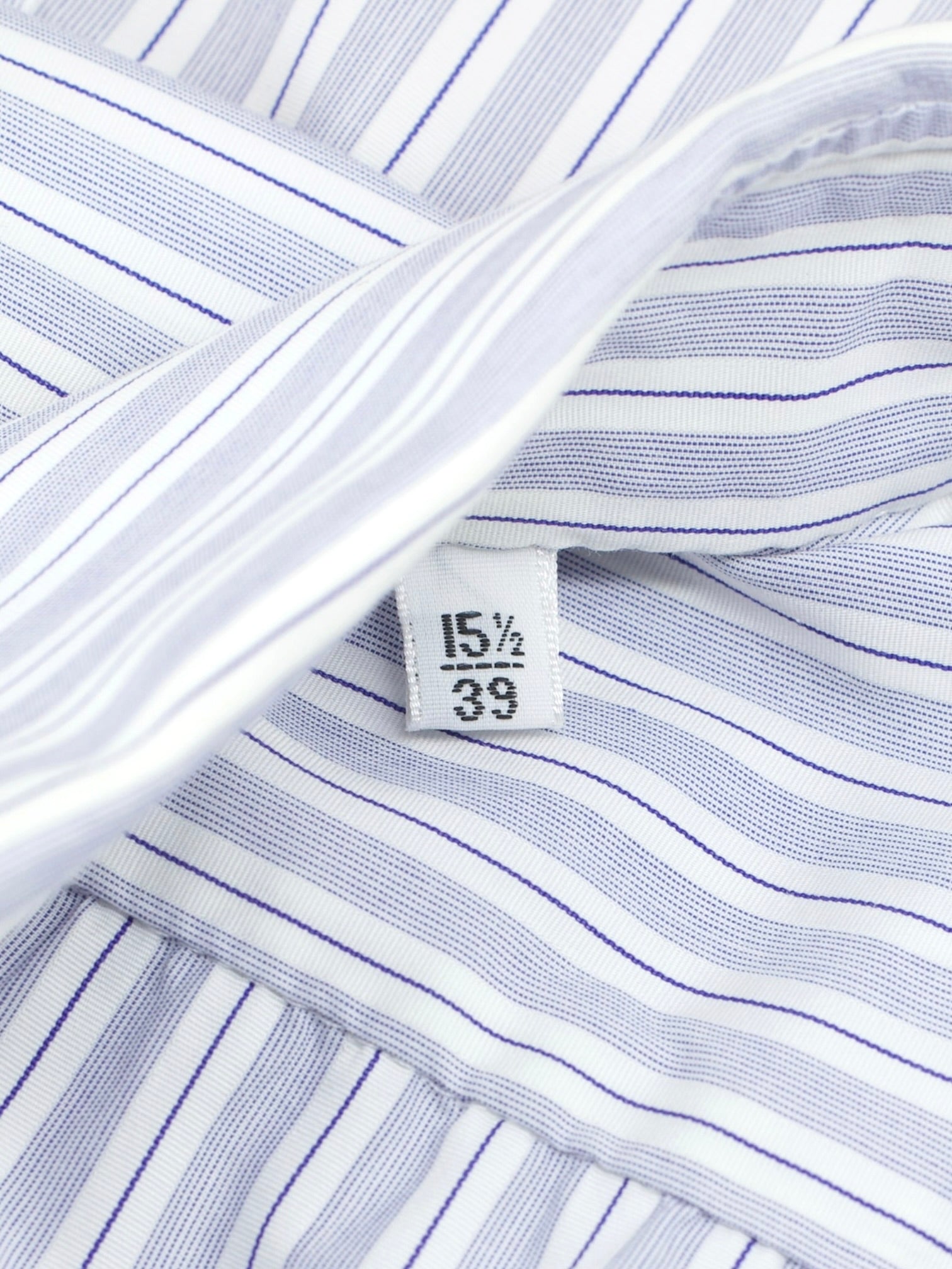 Kiton Blue & White Cotton Vintage-Stripe French-Cuff Shirt
