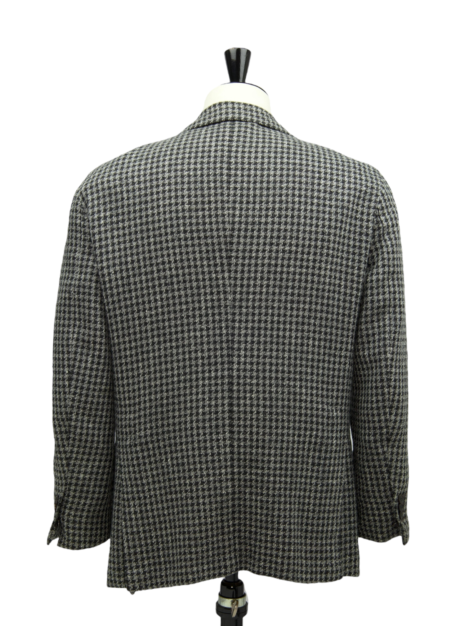 Orazio Luciano Light Brown Houndstooth Micro-Structure Jacket