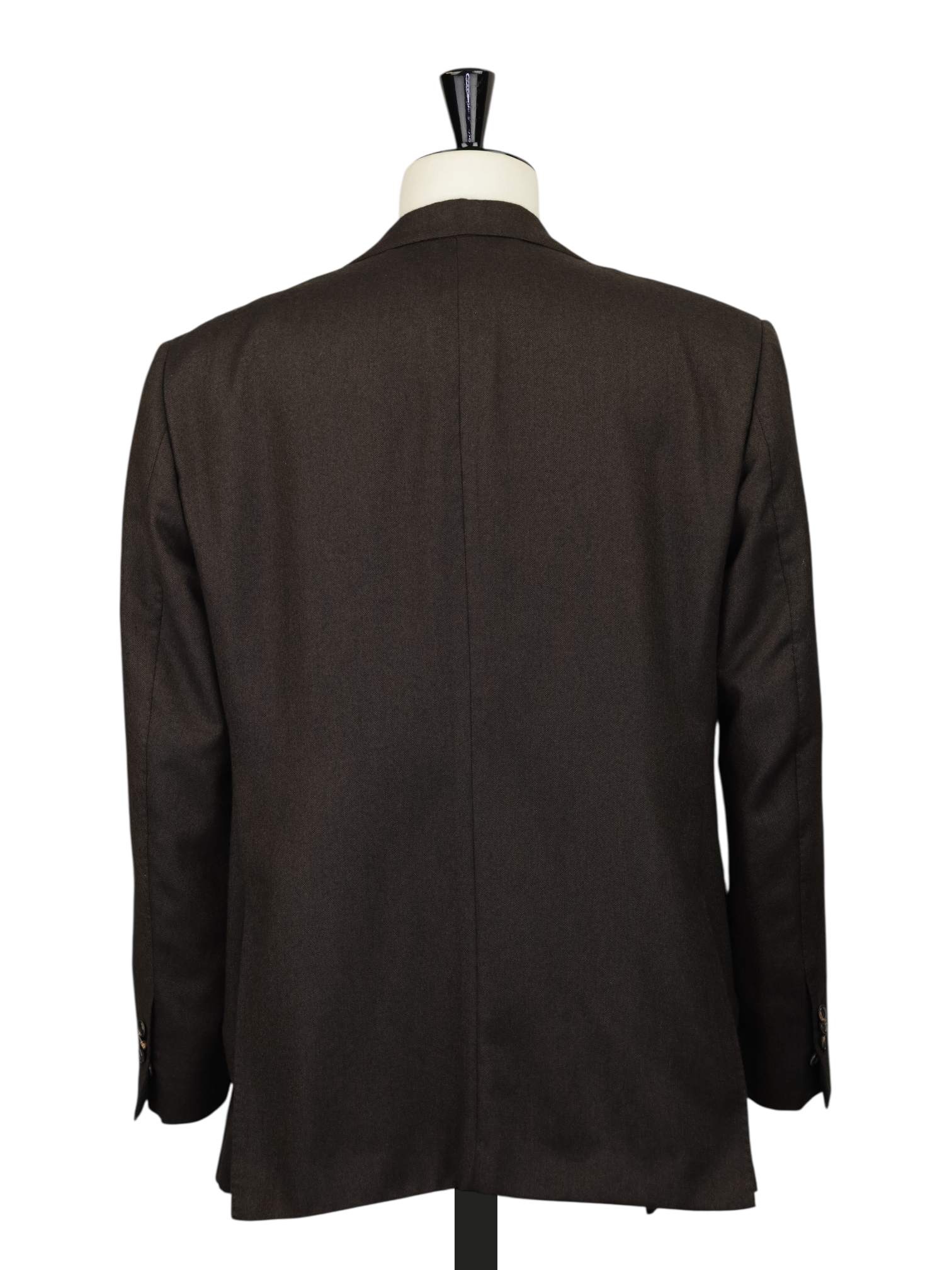 Cesare Attolini Chocolate Brown Pure Cashmere Twill Jacket