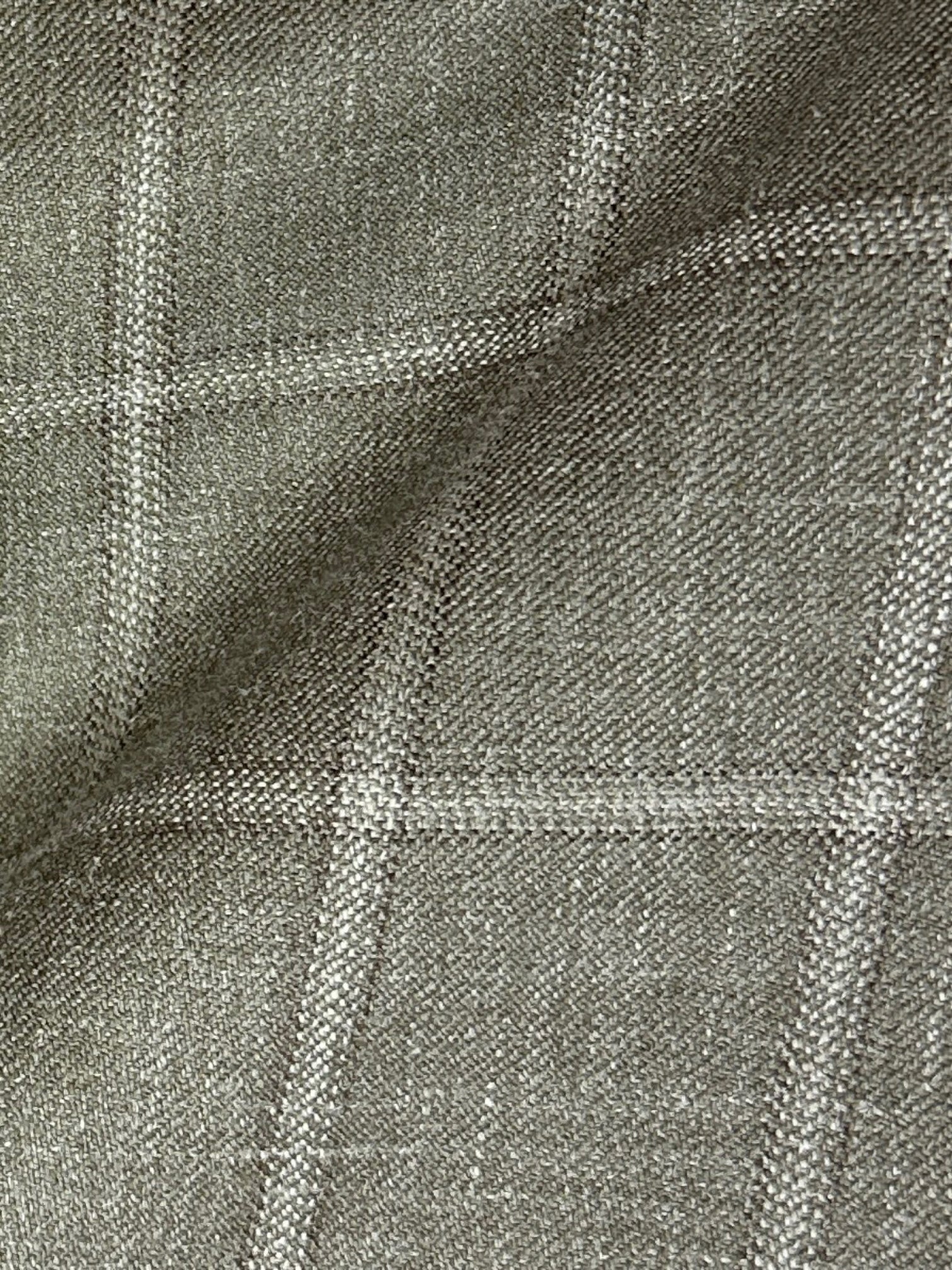 Corneliani Taupe Windowpane Jacket