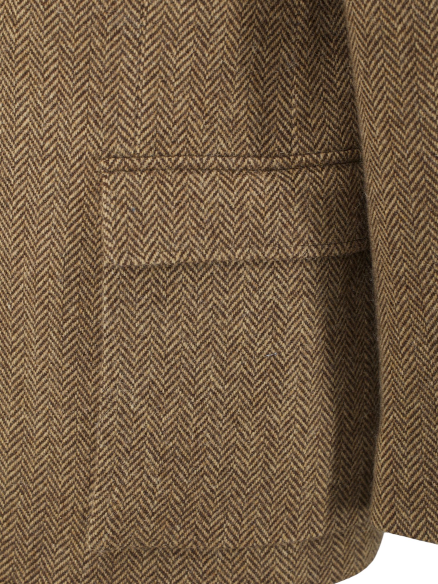 Ralph Lauren Brown Shetland-Tweed Herringbone "RL69" Jacket