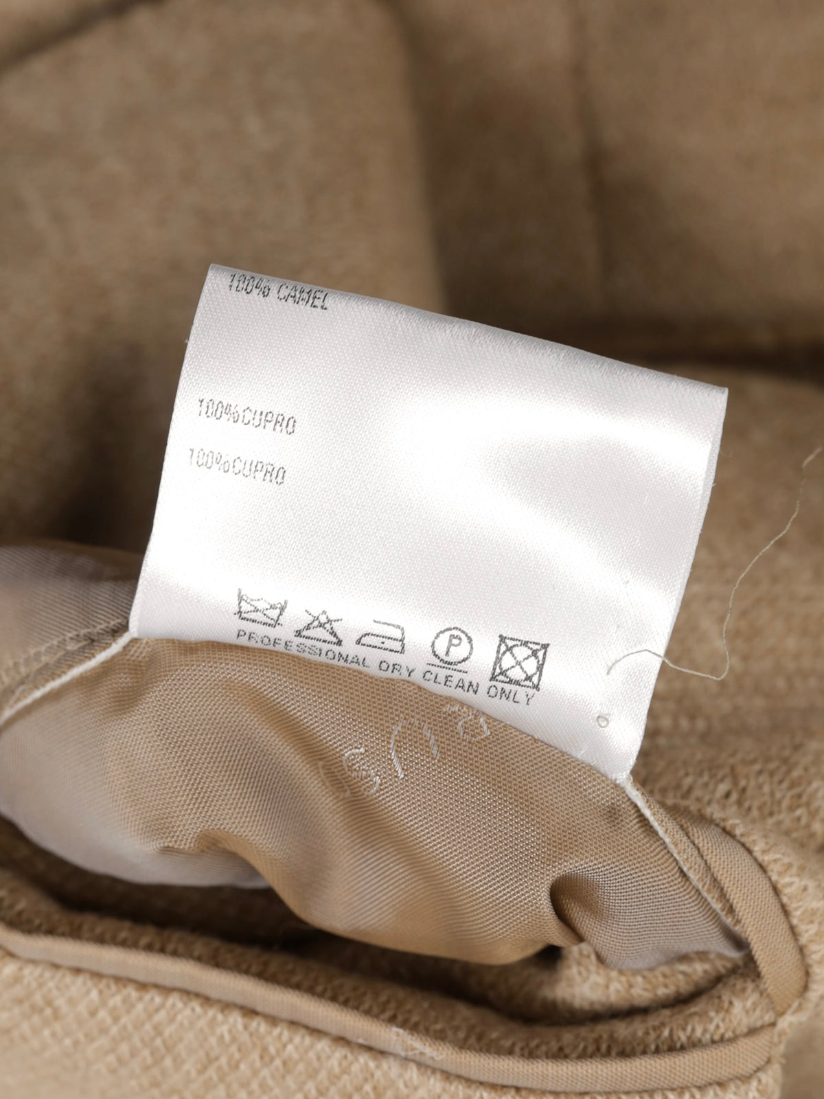 Caruso Light Brown Pure Camel Micro-Structure "Aida" Jacket