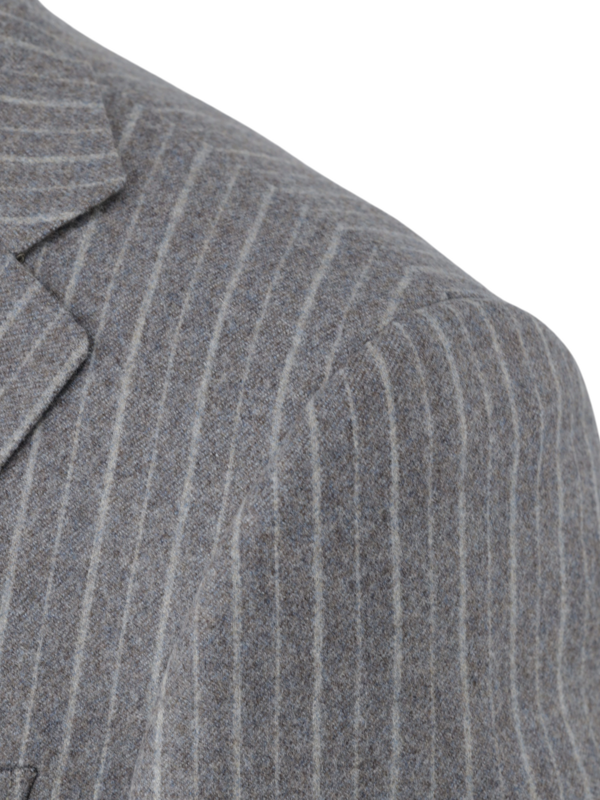 Canali Grey Classic Wool-Flannel Multi-Pinstripe Suit