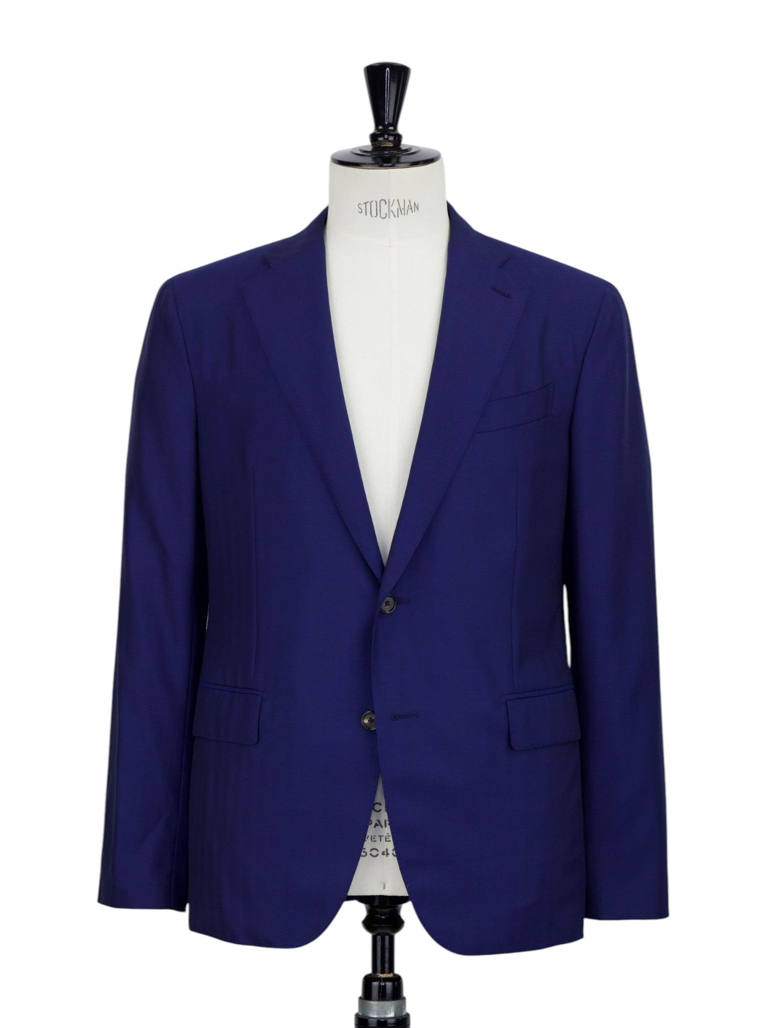 Caruso Kings Blue "Superfine Cloth" Herringbone Boheme Suit + Extra Trousers