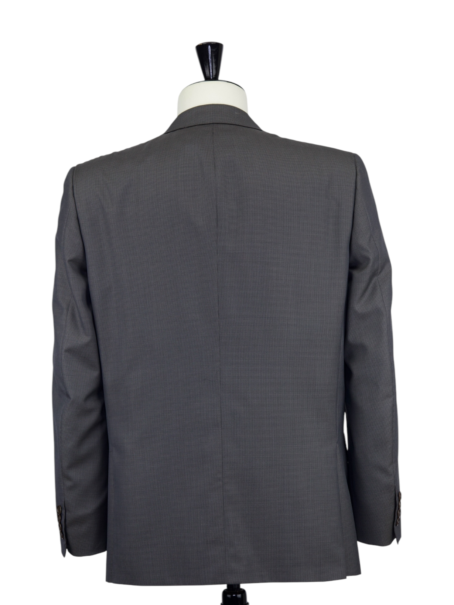 Brioni Grey Wool & Silk Puppytooth Palatino Suit