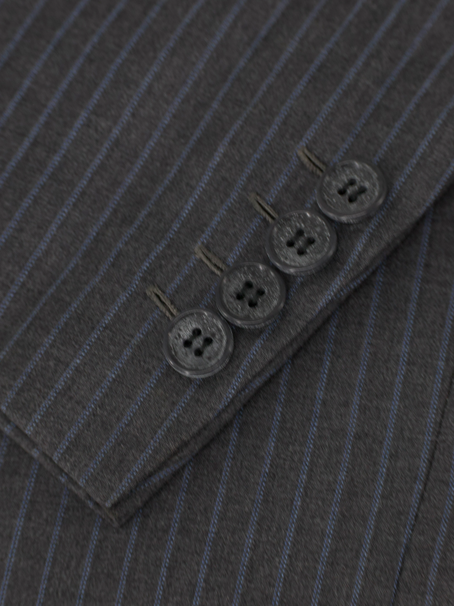 Brioni Grey & Light Blue Wool & Silk Pinstripe Palatino Suit