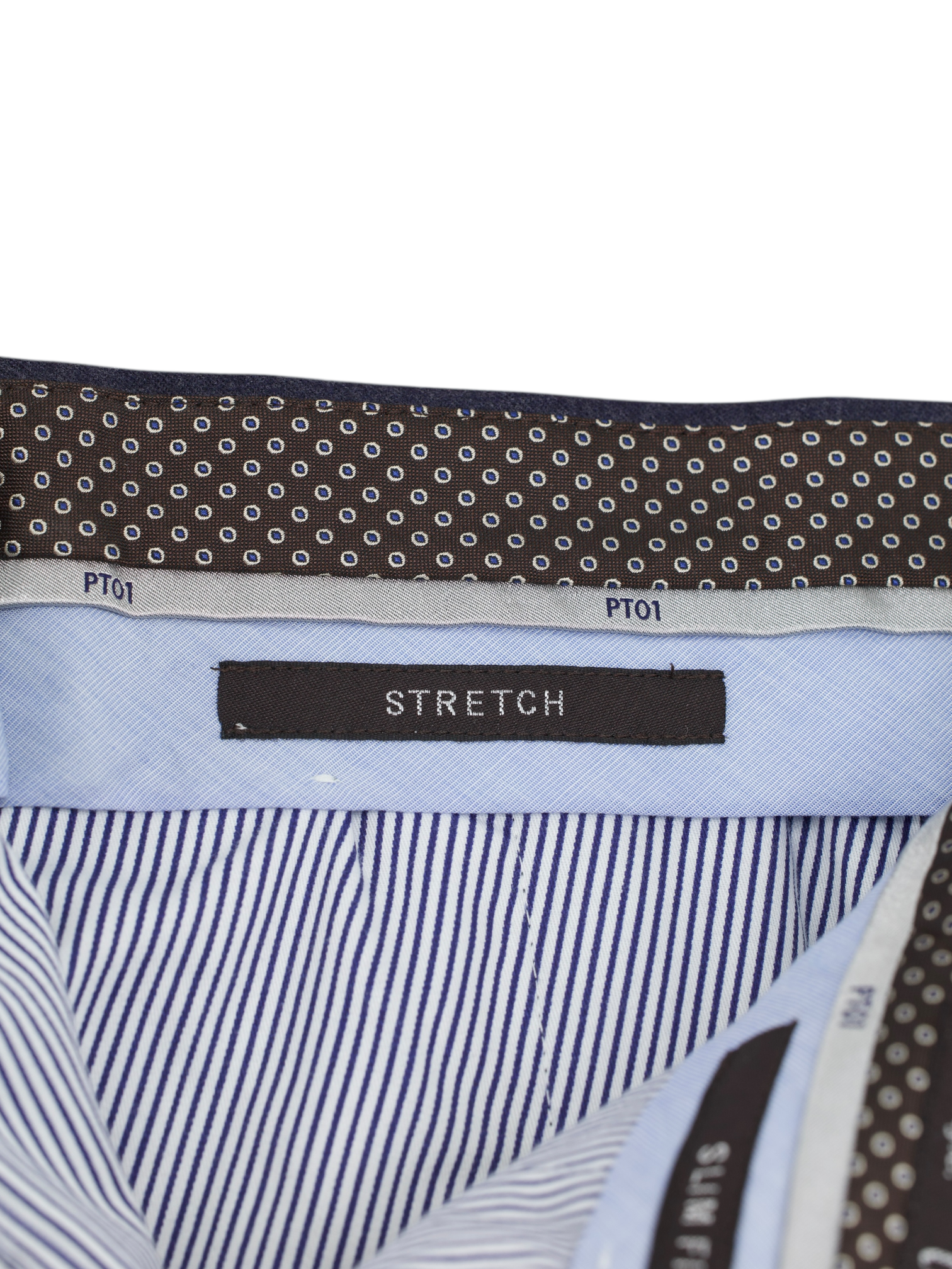 PT01 Steel Blue Wool-Flannel Winter Trousers