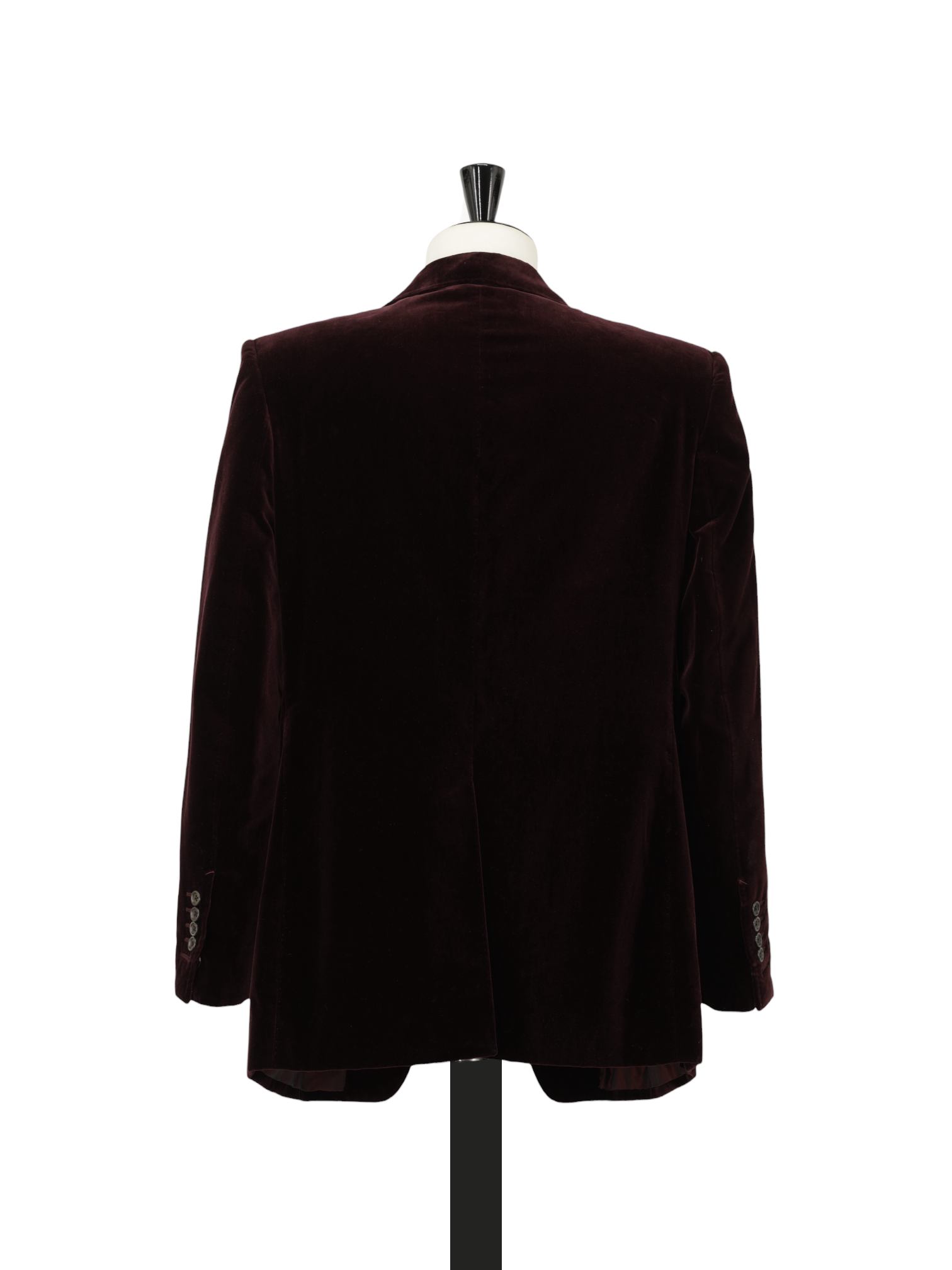 Tom Ford Wine Red Cotton Velvet Atticus Smoking Jacket