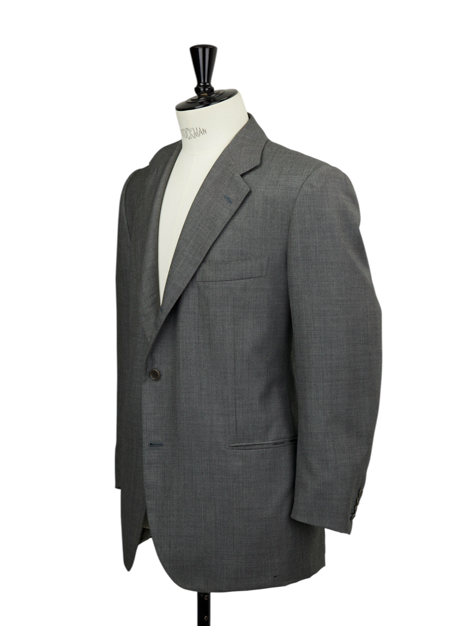 Kiton Grey Wool Regular-Fit Sharkskin Suit