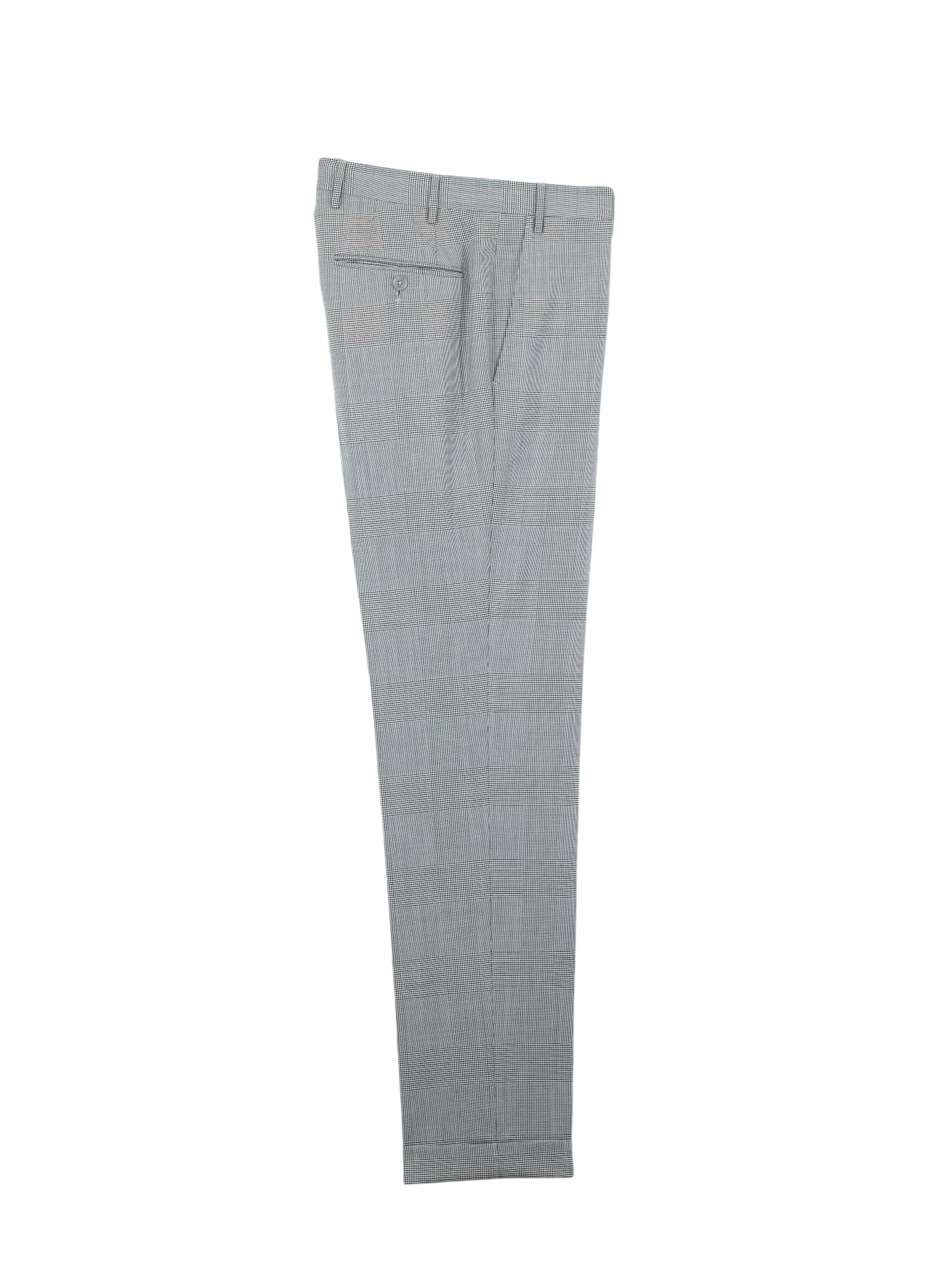 Corneliani Grey Fine-Wool Double Breasted Prince of Wales Suit