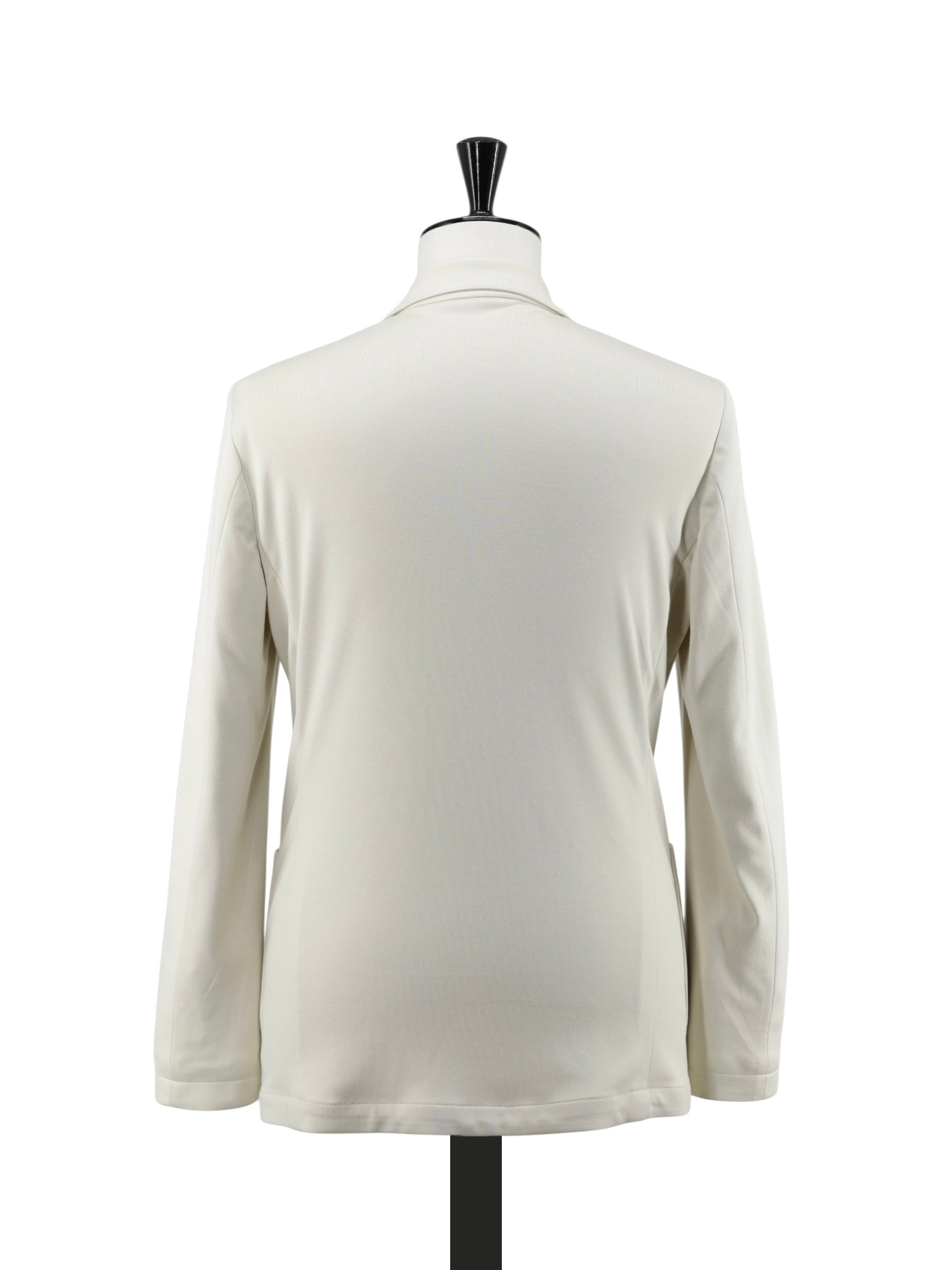 Marco Pescarolo Ecru Silk & Cotton Jersey-Knitted Jacket
