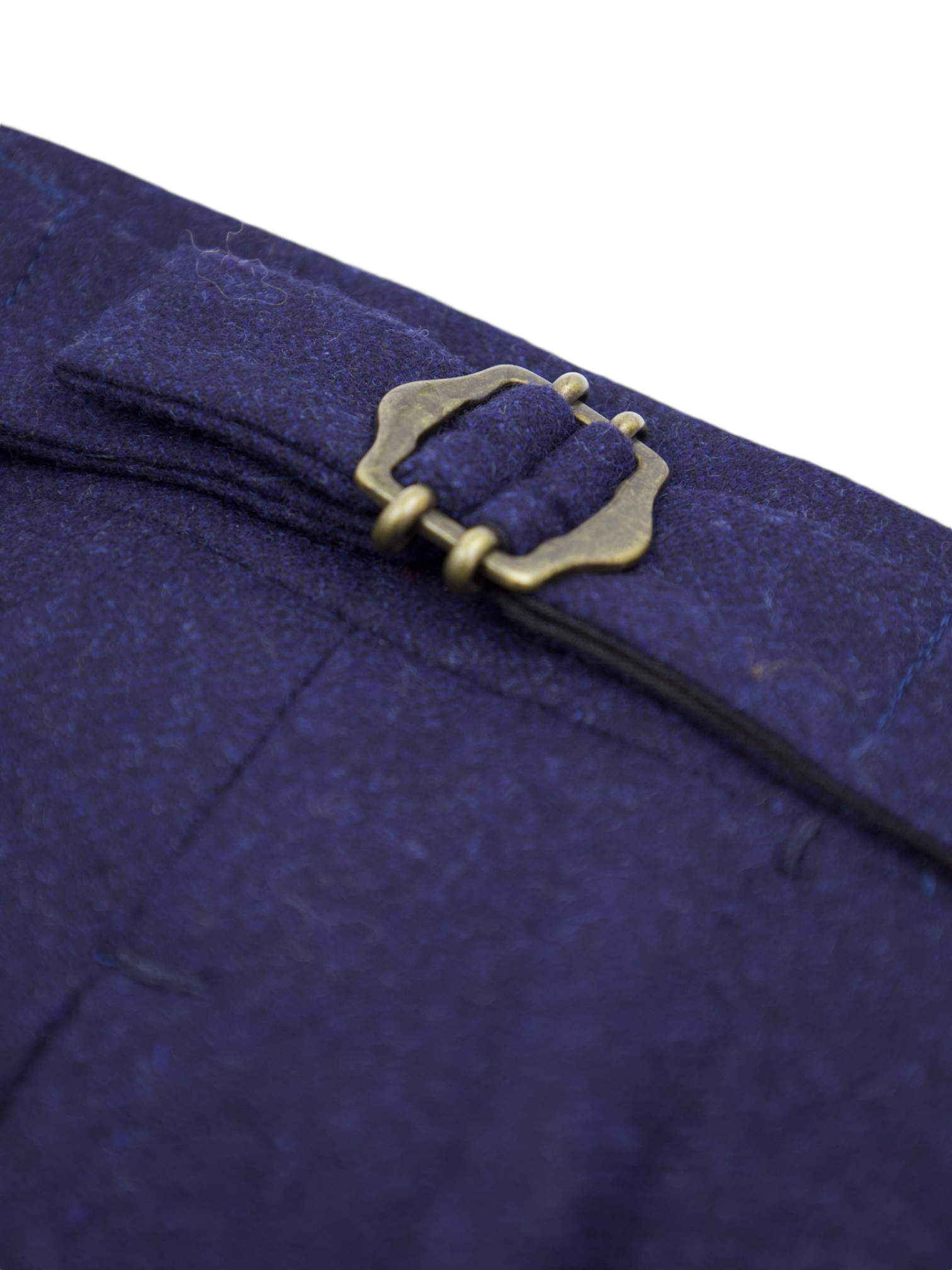 Saint Gregory Royal Blue Fox Brothers Flannel Sartorial Trousers