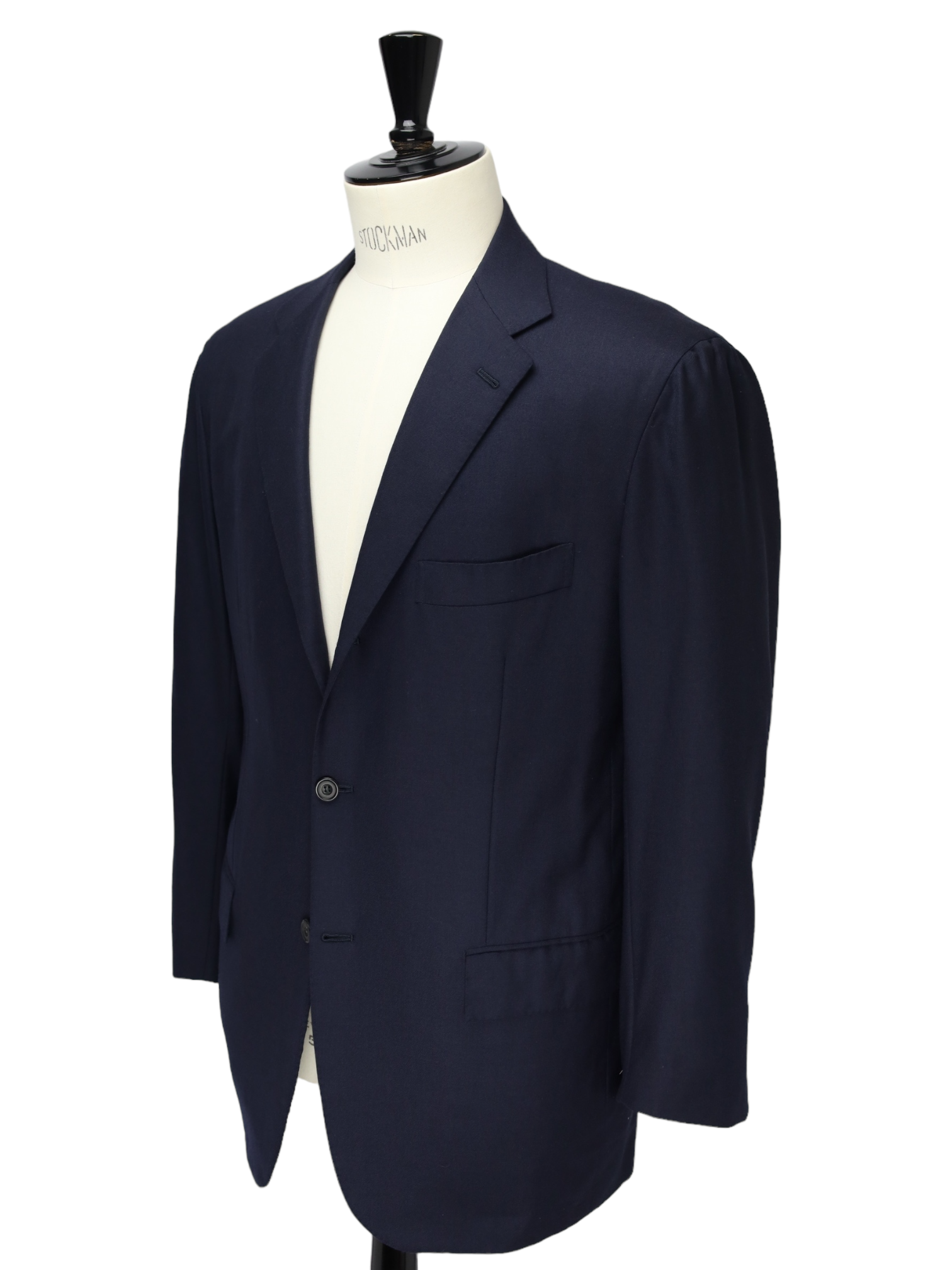 Kiton Navy Super 180's Jacket