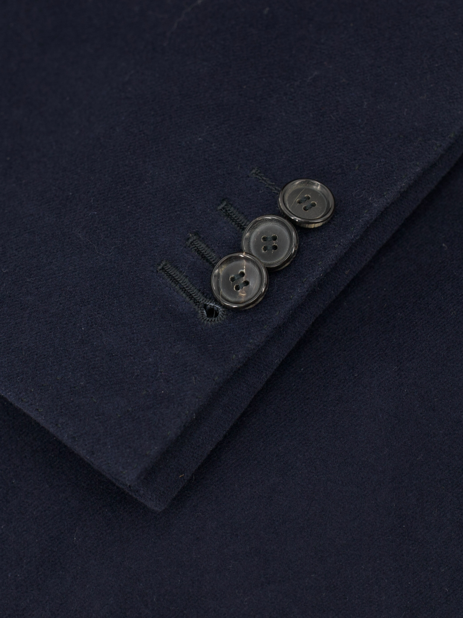 Cesare Attolini Navy Vintage Moleskin Cotton Jacket