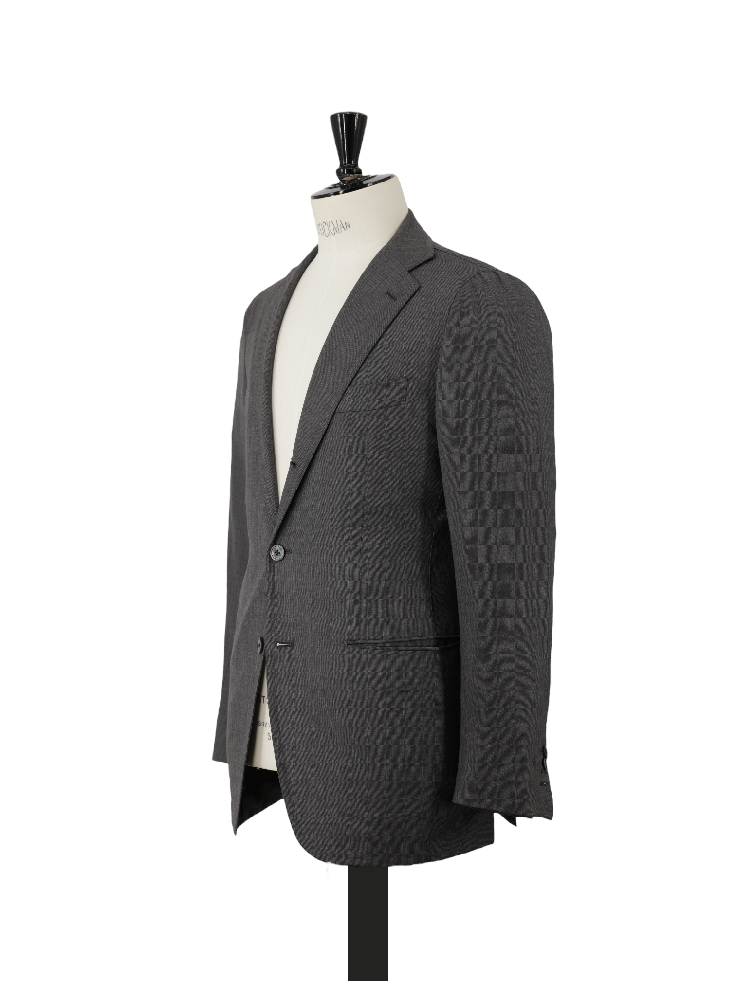 Sartoria Chiaia Grey Wool Sharkskin Neapolitan Suit
