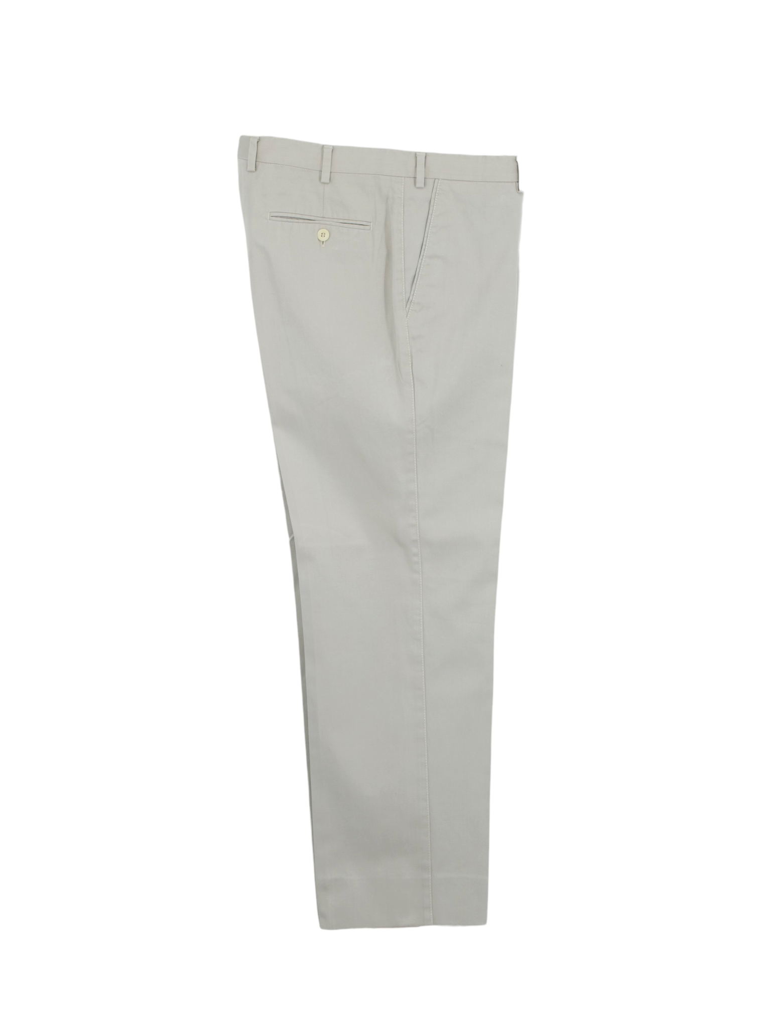 Brioni Light Brown Pure Cotton Twill Portorico Trousers