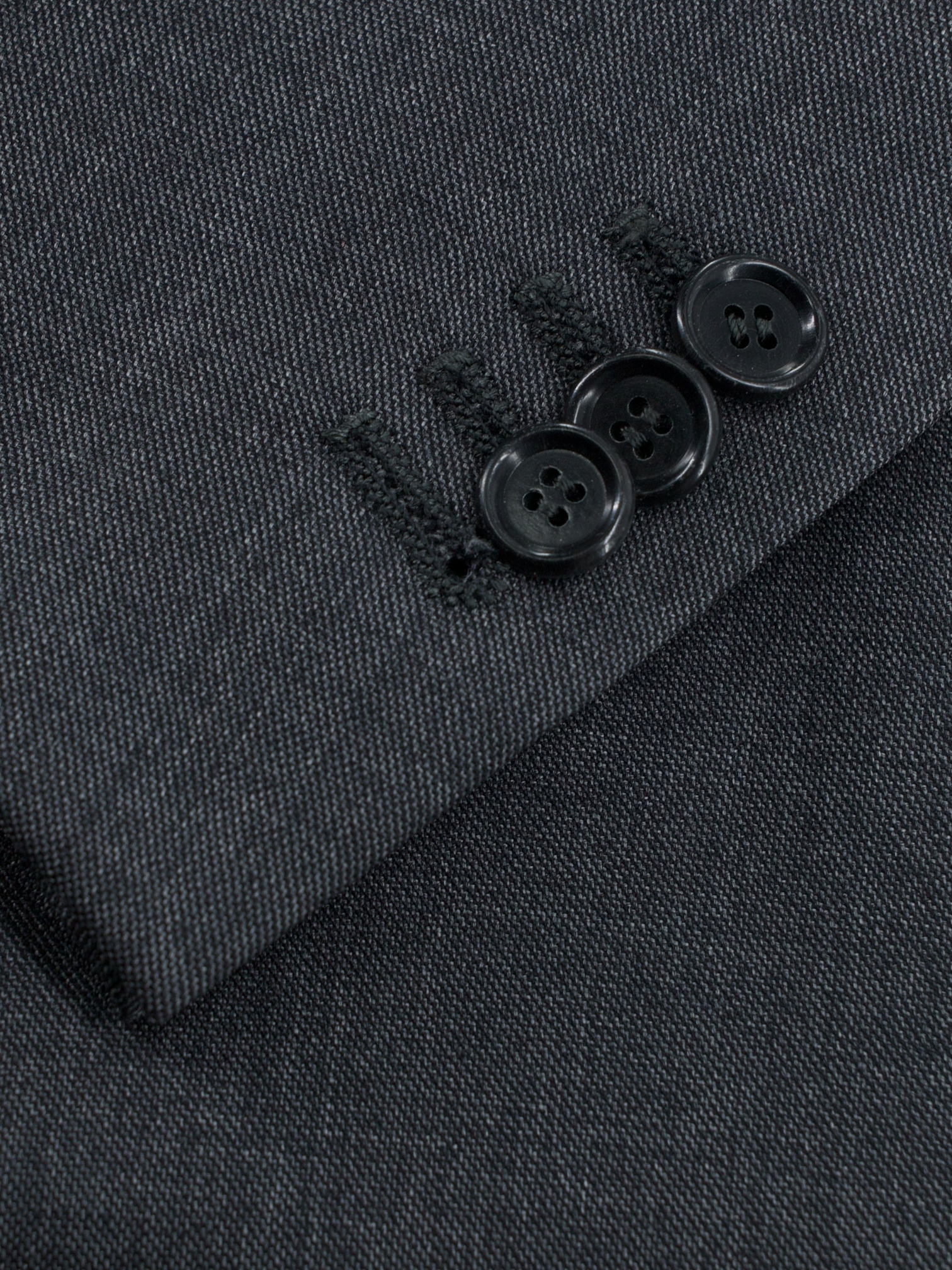Caruso Grey Super 120’s Sharkskin Lungo Suit