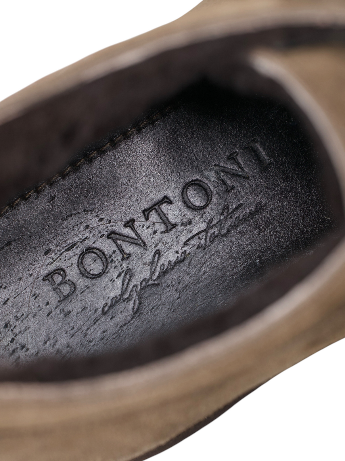 Bontoni Warm Taupe Suede & Castorino-Fur Lining Norvegese Desert Boots