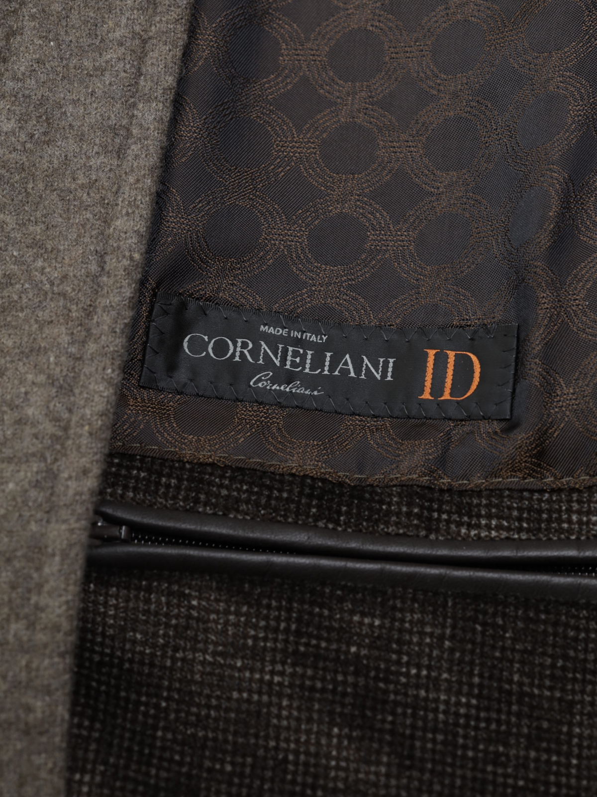 Corneliani Brown Cotton-Stretch Moleskin Pinpoint Vespa Jacket