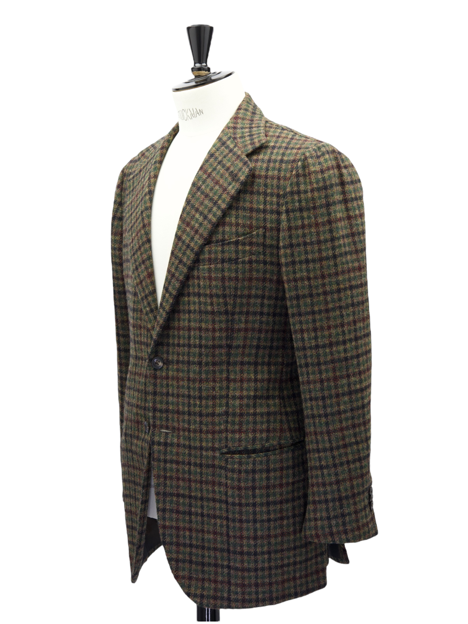 Saint Gregory Green Tartan Harris Tweed Jacket