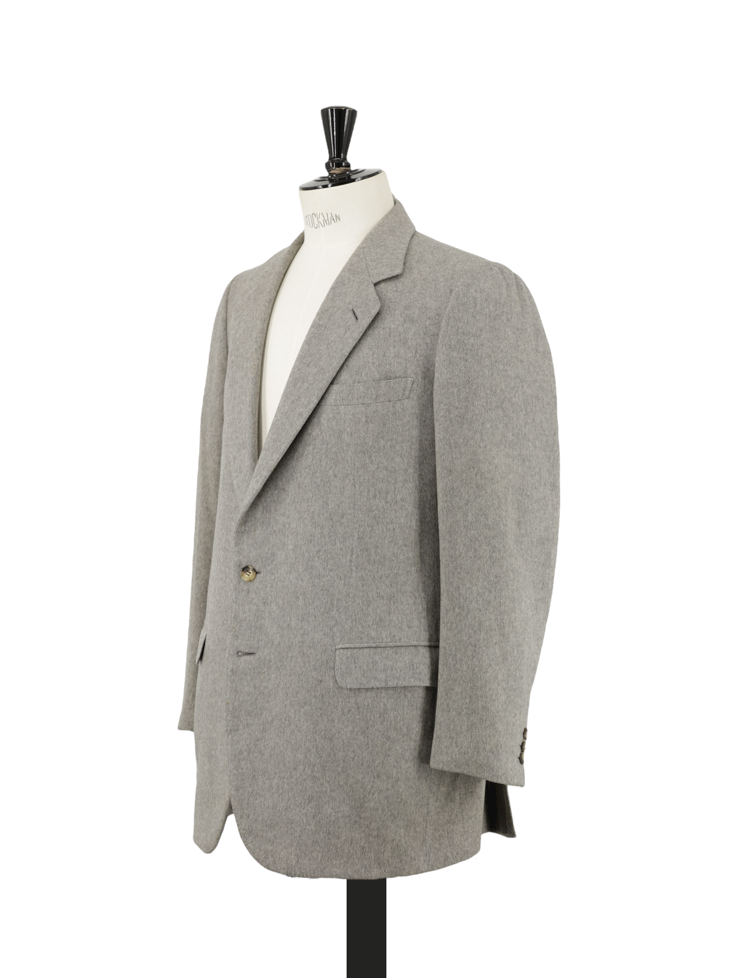 Brioni Vintage Light Grey Pure Plushy-Cashmere Jacket
