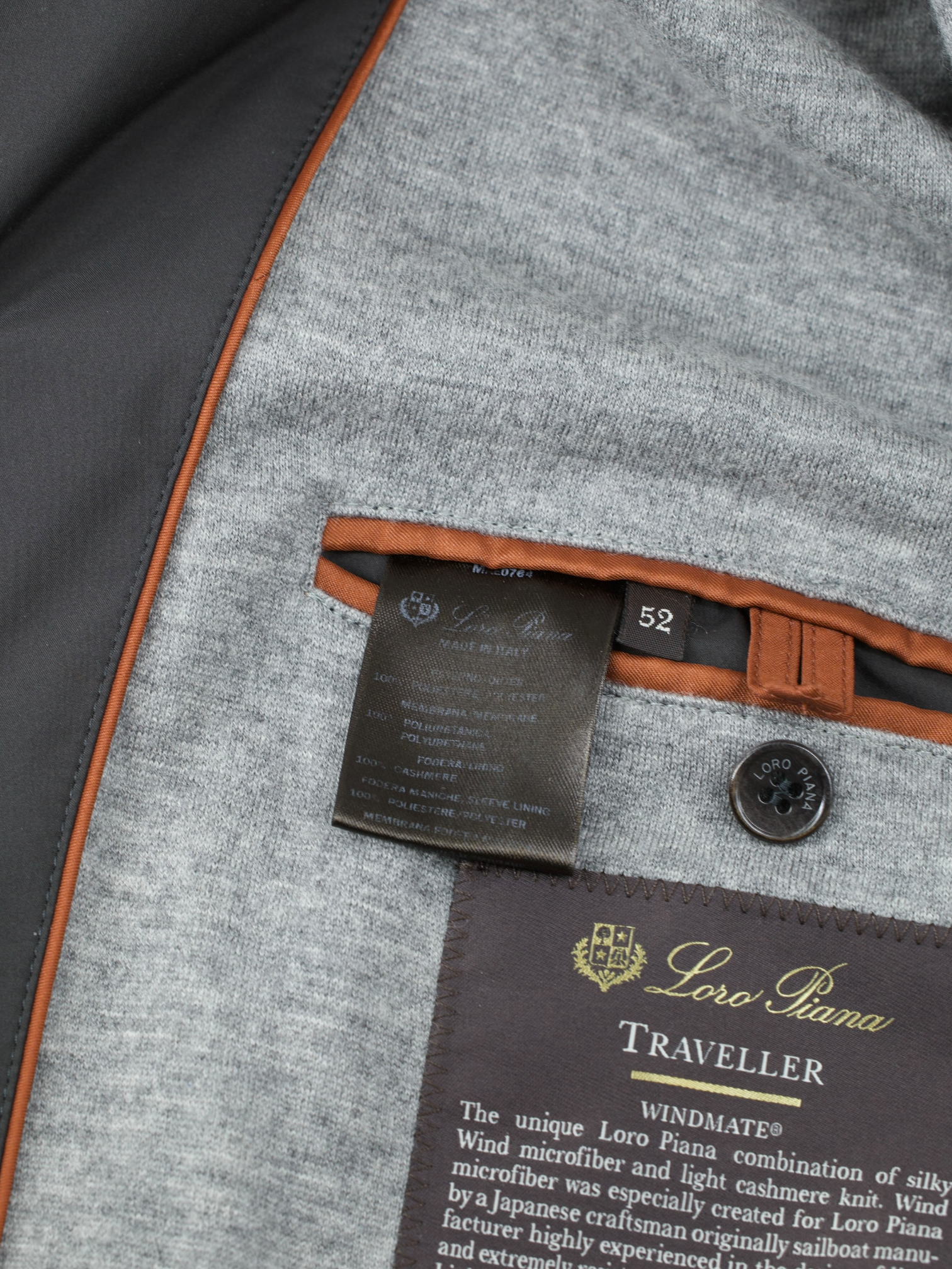 Loro Piana Dark Olive "Windmate" Storm-System & Cashmere-Lining Traveller Jacket
