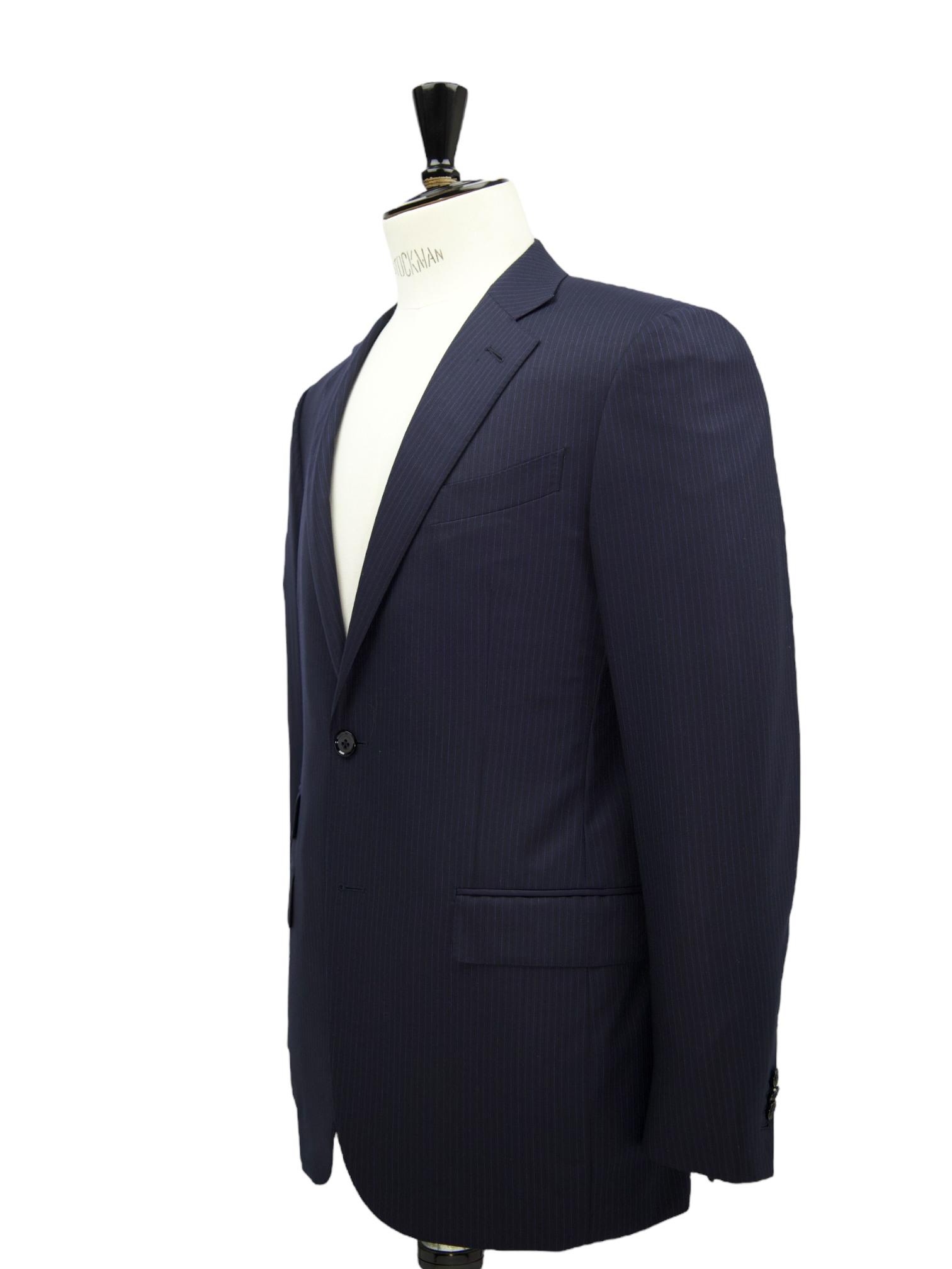 Ermenegildo Zegna Navy 12milmil12 Pinstripe Mila Suit