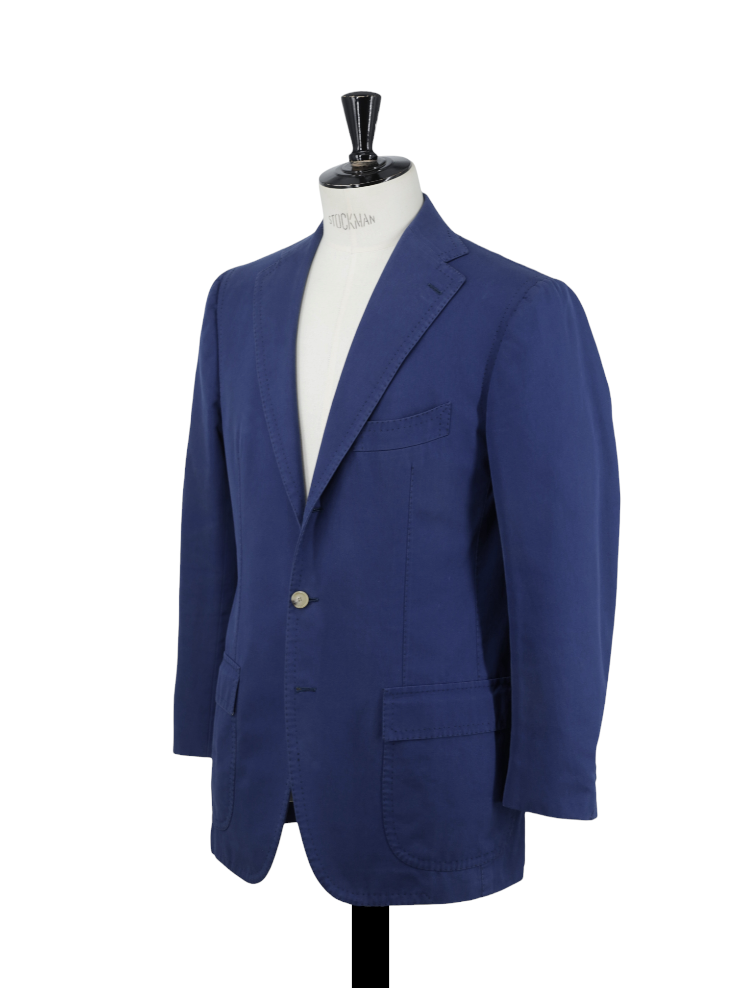Cesare Attolini Blue Pure-Cotton Sartorial Summer Suit