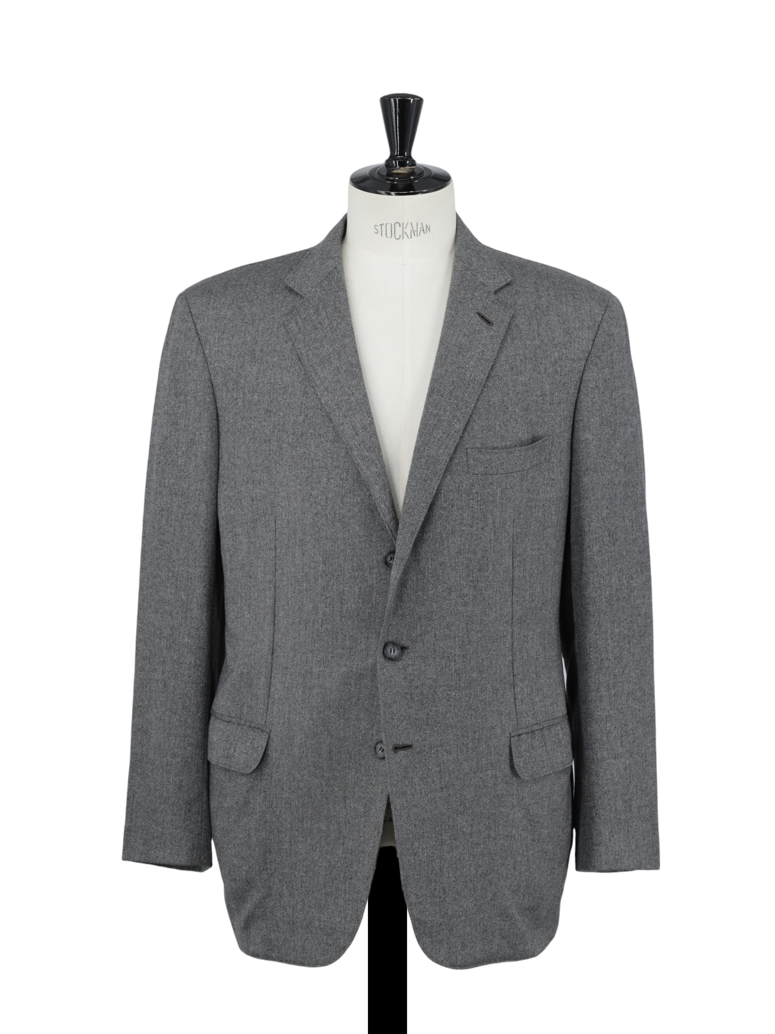 Brioni Grey Cashmere & Silk Twill Colosseo Jacket