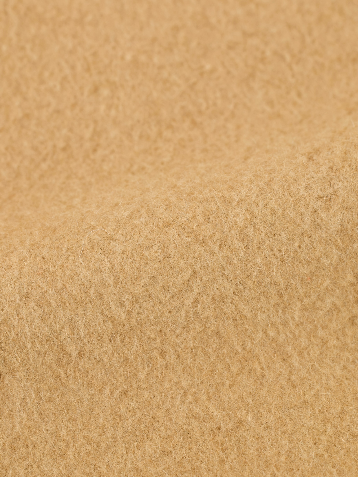 Cesare Attolini Brown Pure Camel Sartorial Peacoat