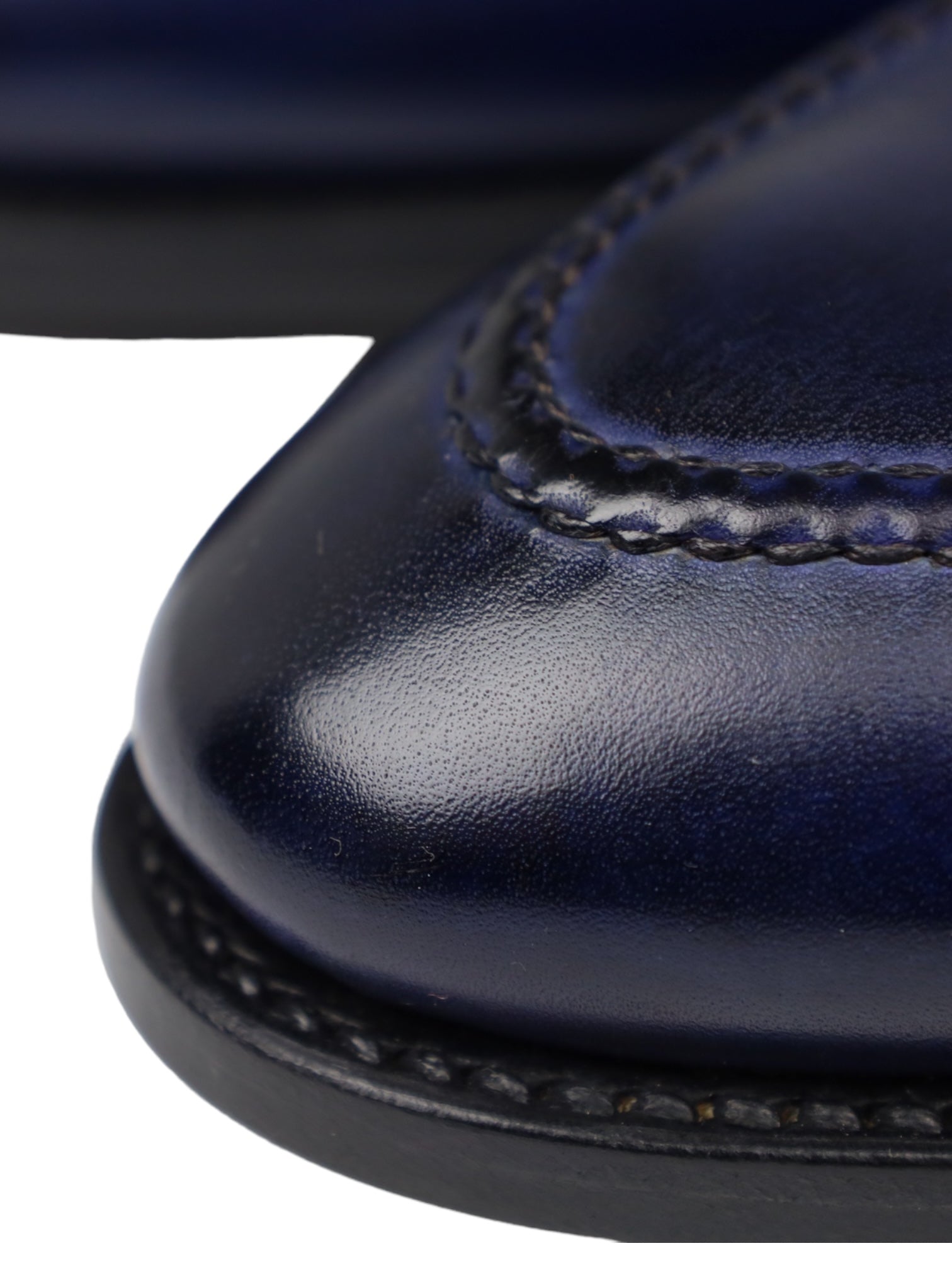 Bontoni Electric Blue Penny Loafer + Crocodile Belt & Details