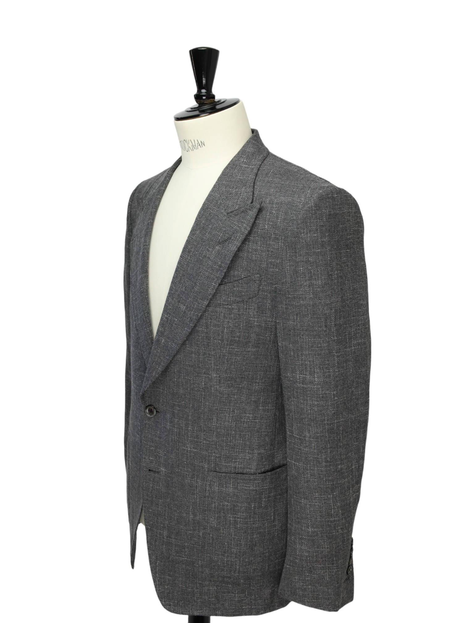 Tom Ford Grey Wool, Silk & Linen Shelton Jacket
