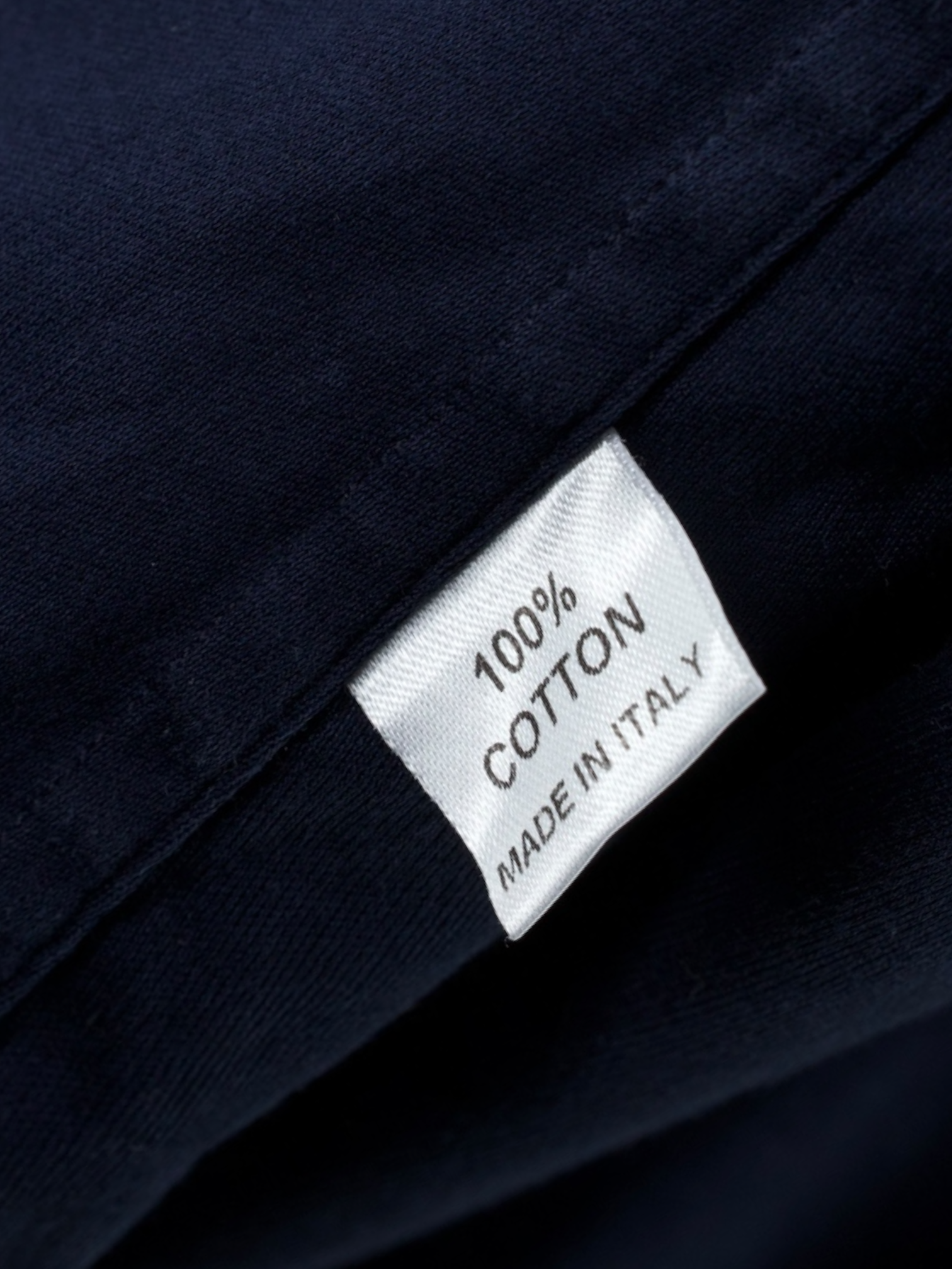 Fray Navy Jersey-Knitted Cotton "Gabriel" Shirt