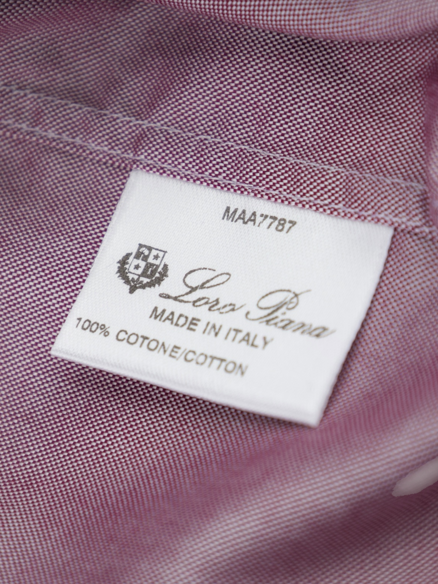 Loro Piana Old Pink Cotton Twill Shirt