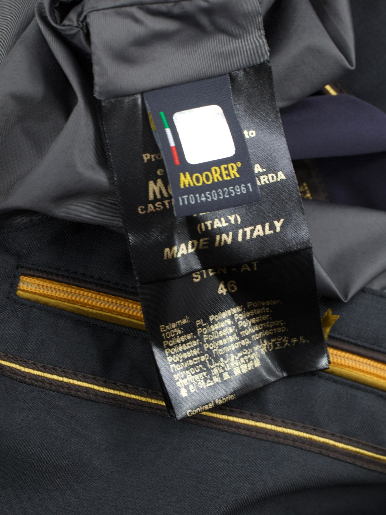 MooRER Navy Waterrepellent "Sten-AT" Fieldjacket