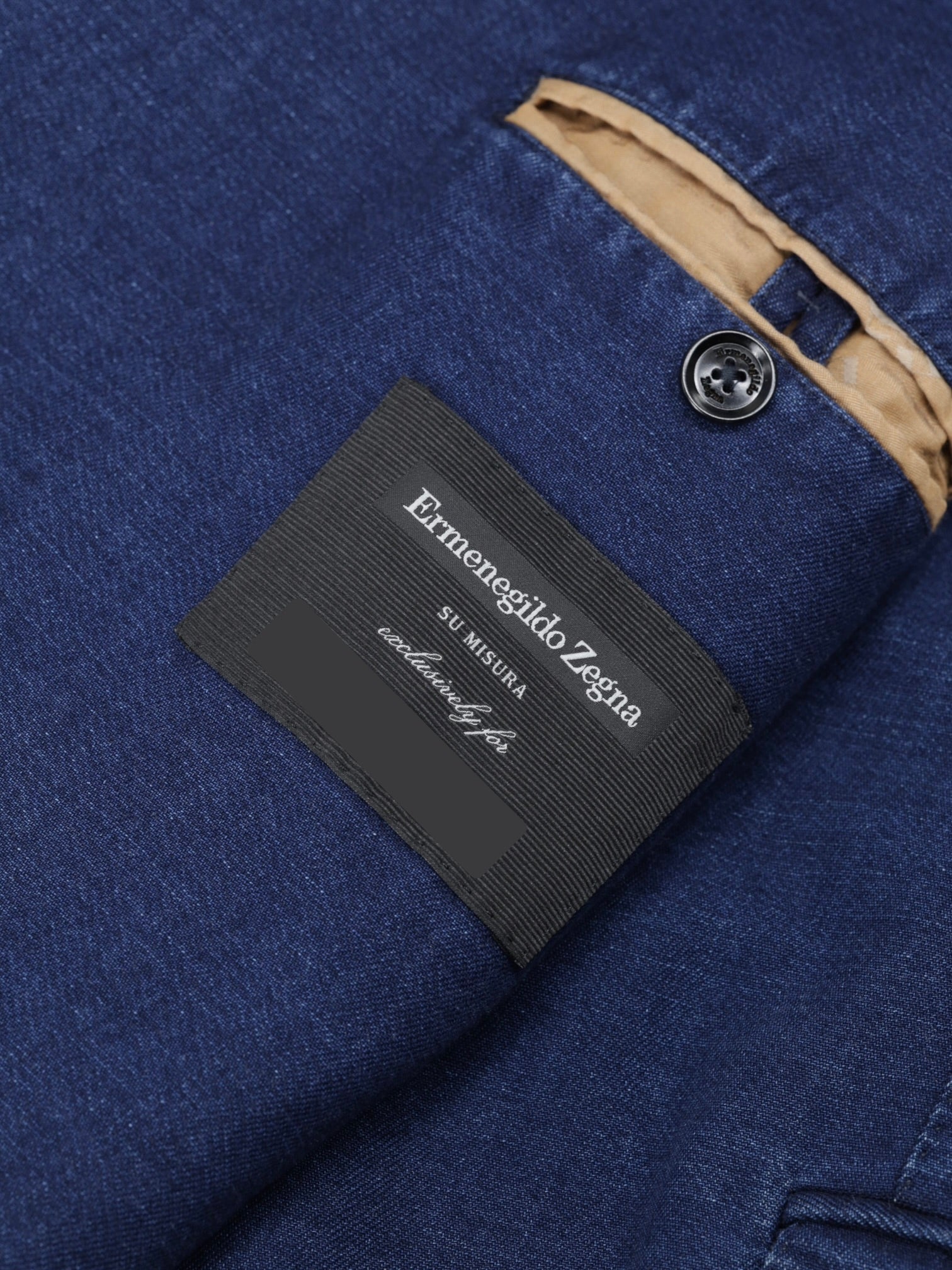 Ermenegildo Zegna Blue Cotton-Denim Twill Casual Jacket