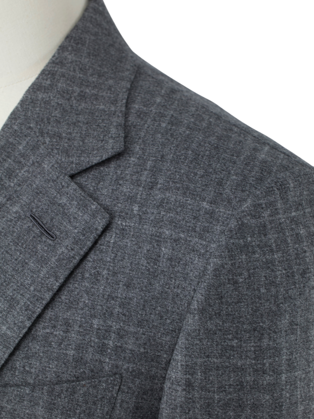 Ermenegildo Zegna Couture Grey Wool, Silk & Cashmere Micro-Check Suit