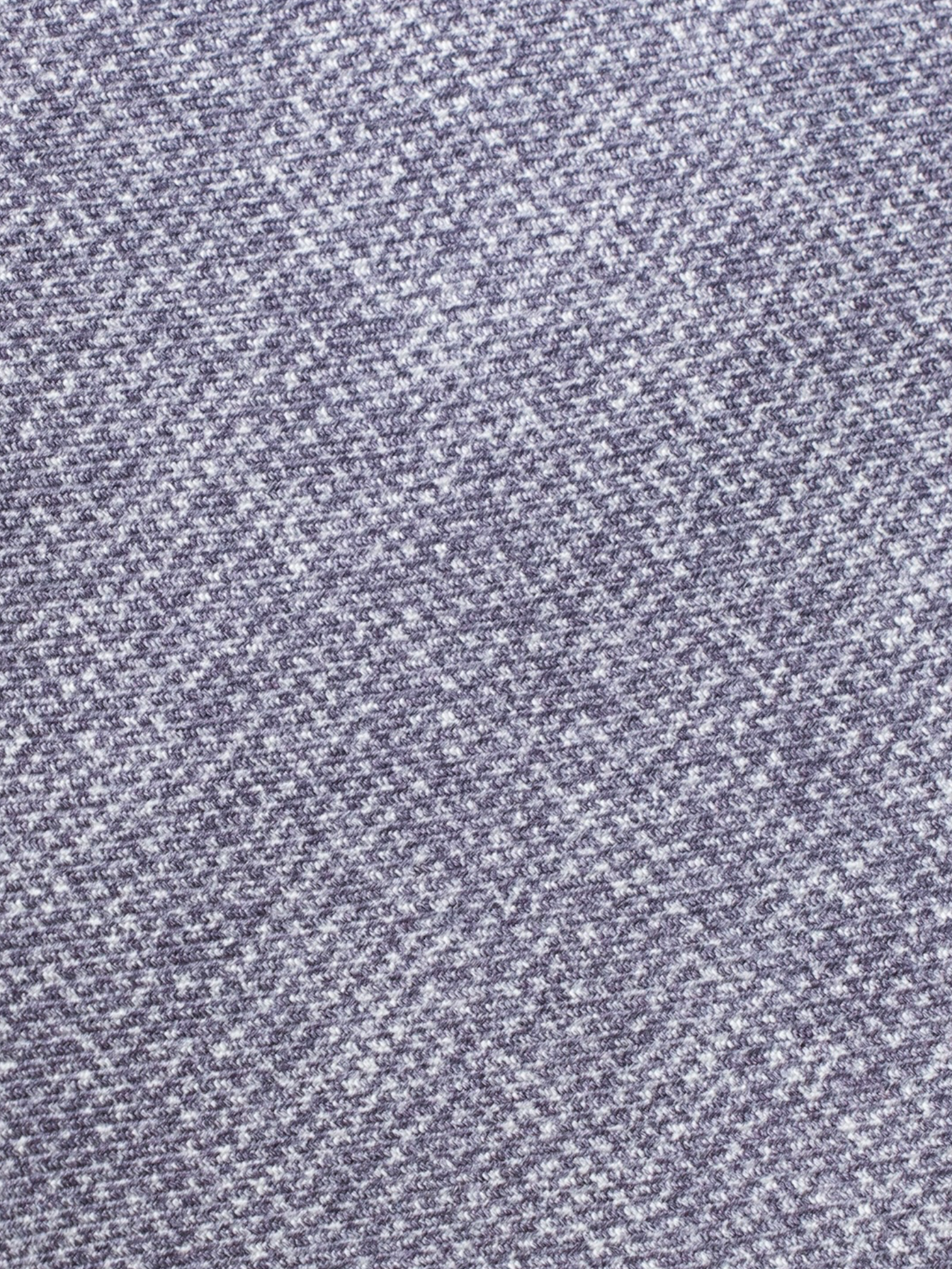 Kiton 5-Fold Silver-Grey Silk Smooth-Pinpoint Tie