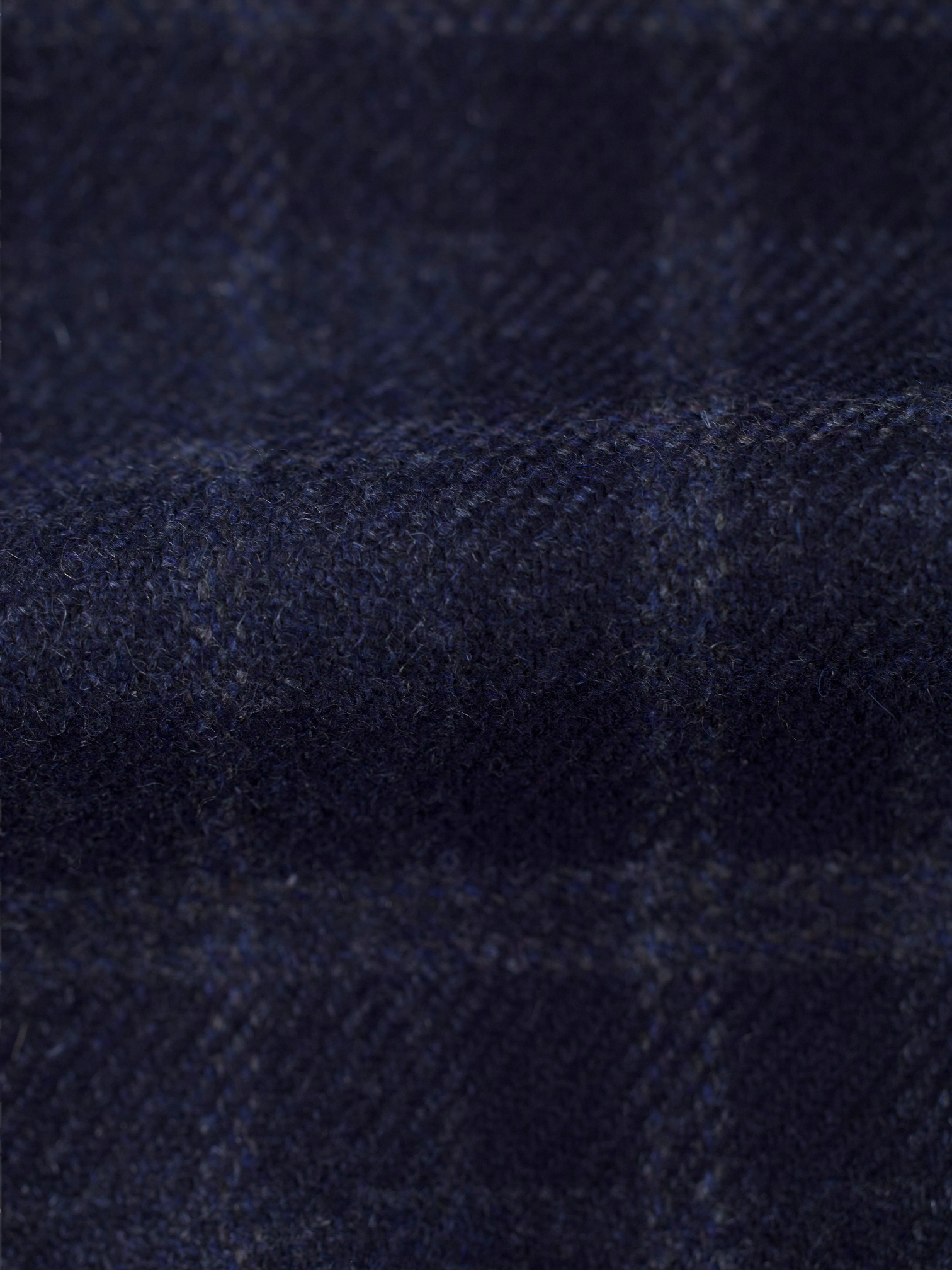 Ermenegildo Zegna Dark Blue Pure Cashmere Windowpane Street Jacket