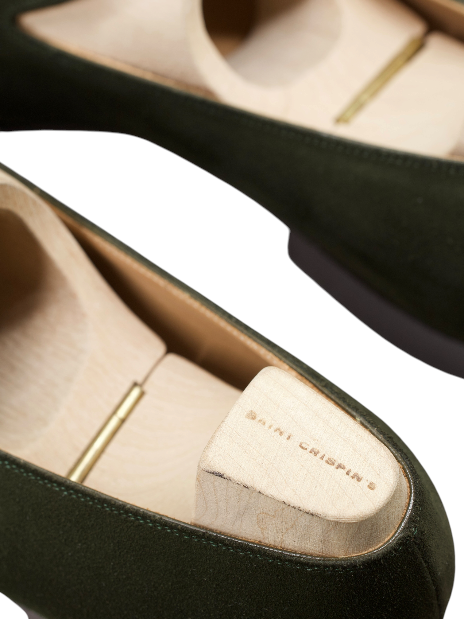 Saint Crispin's Forest Green "530T" Suede Tassel Loafers
