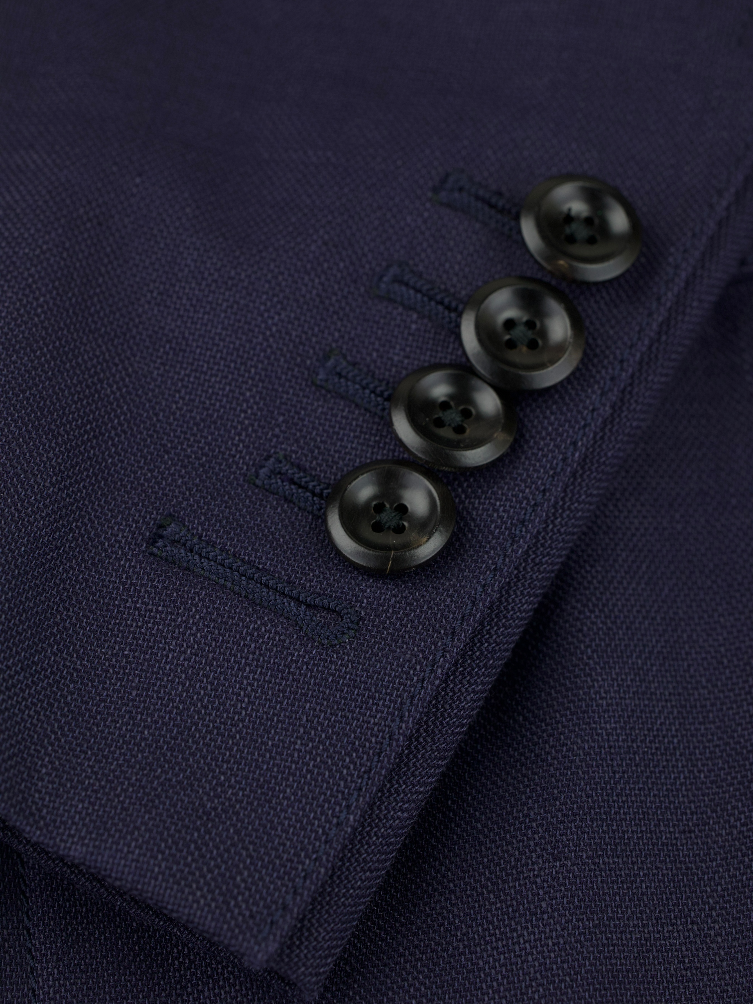 Tom Ford Dark Blue Linen, Wool & Silk Urban-Safari Jacket