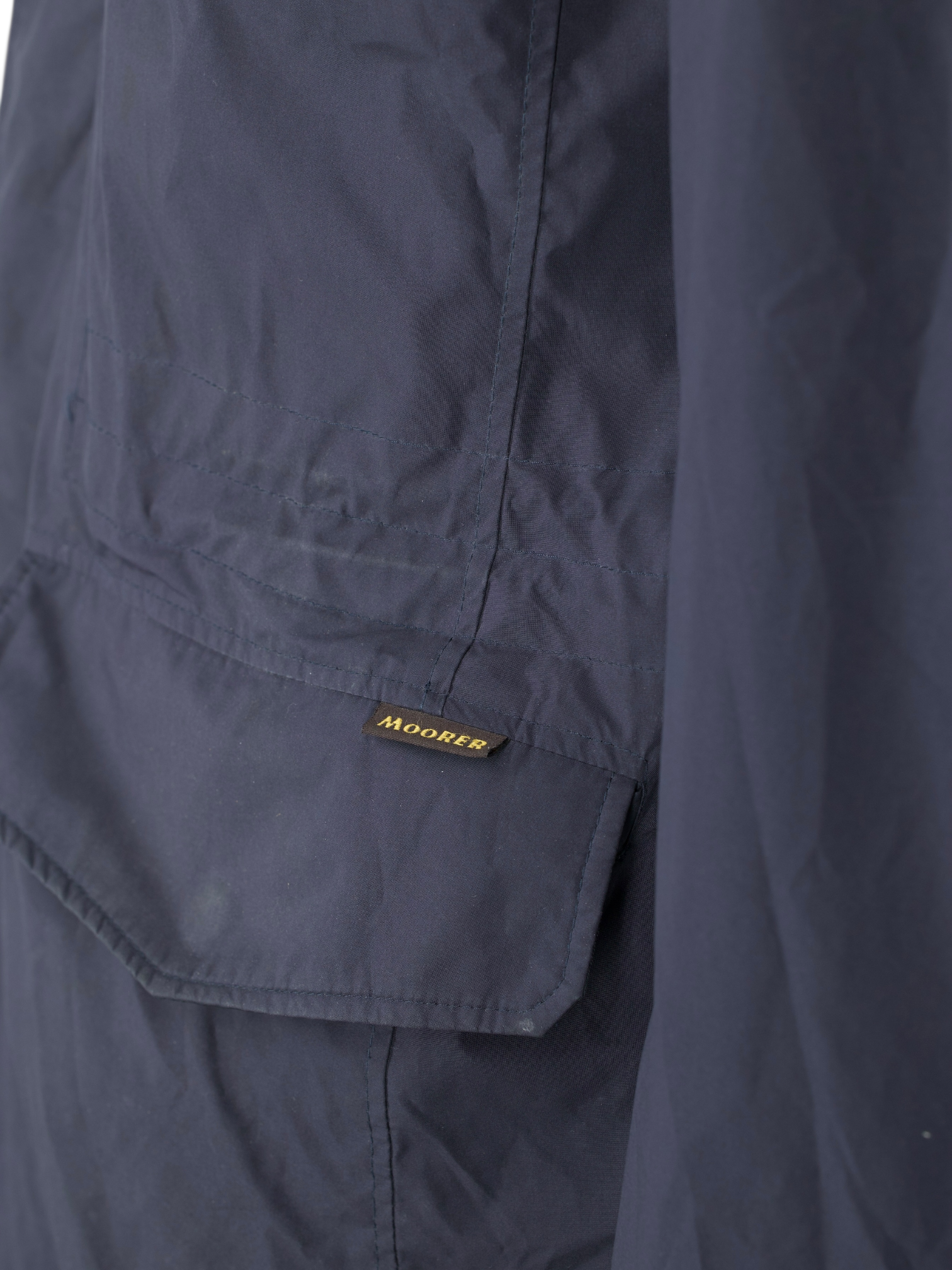 MooRER Black Water-Repellent "Ezio" Fieldjacket